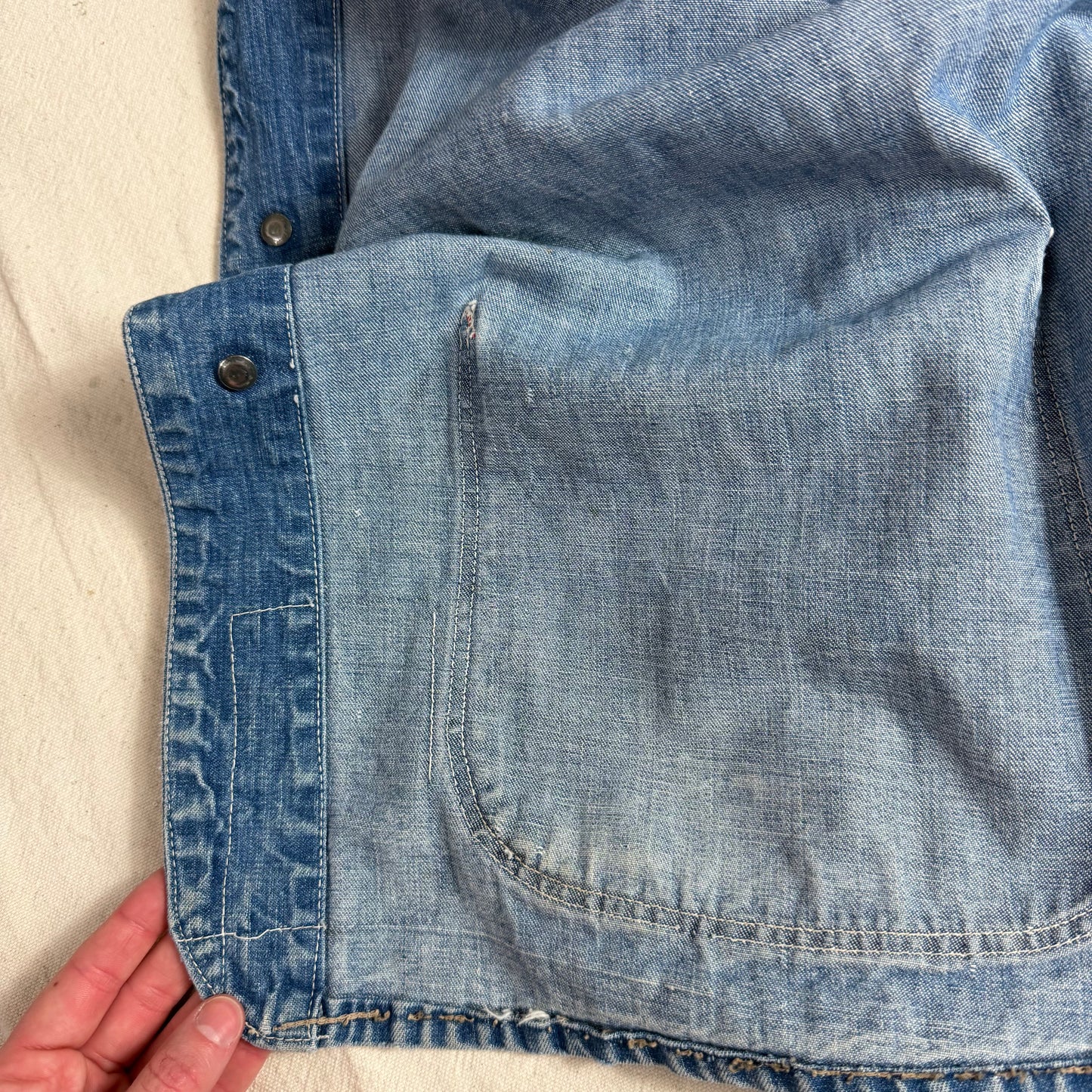 40's Denim Chore Coat