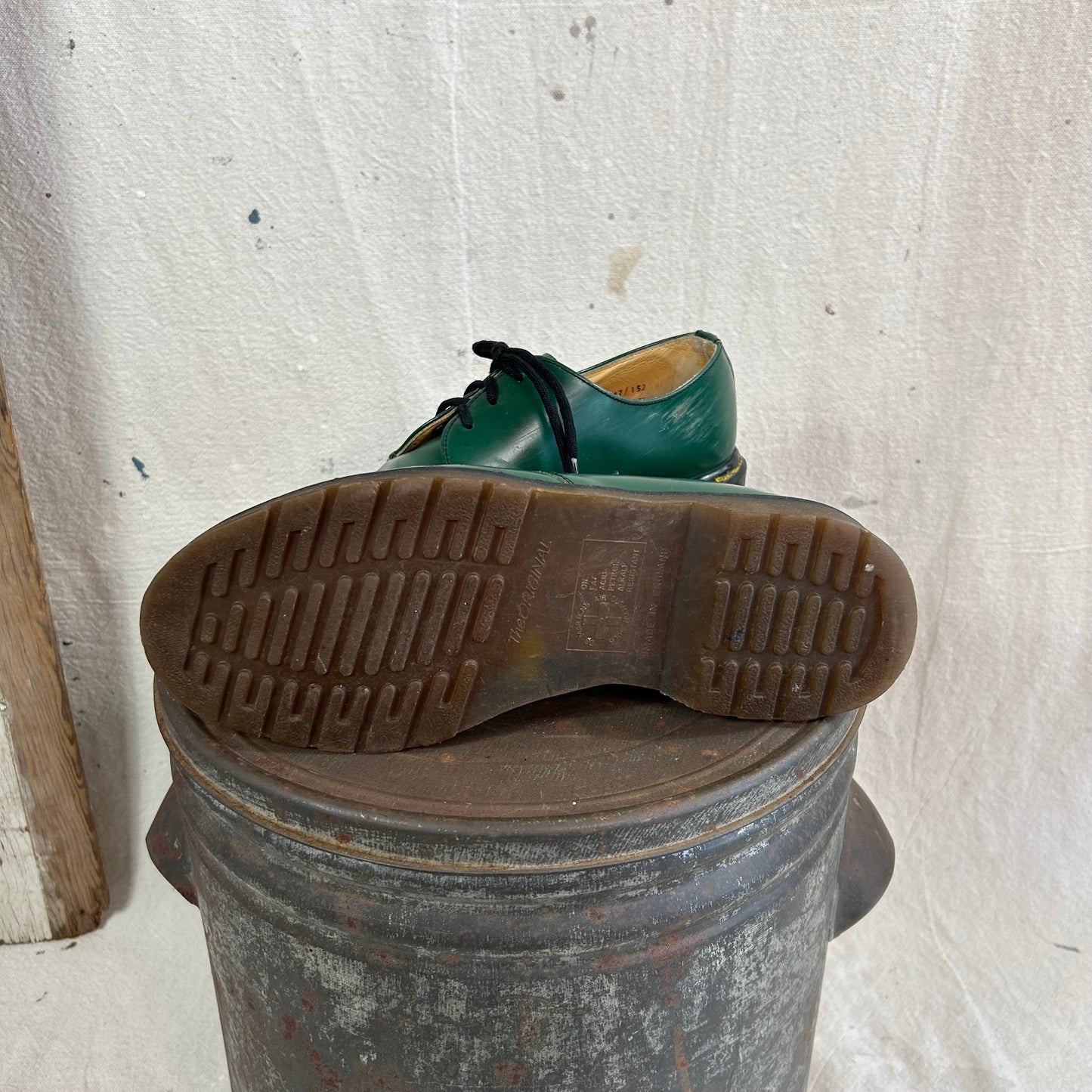Forest green Dr. Marten Oxfords