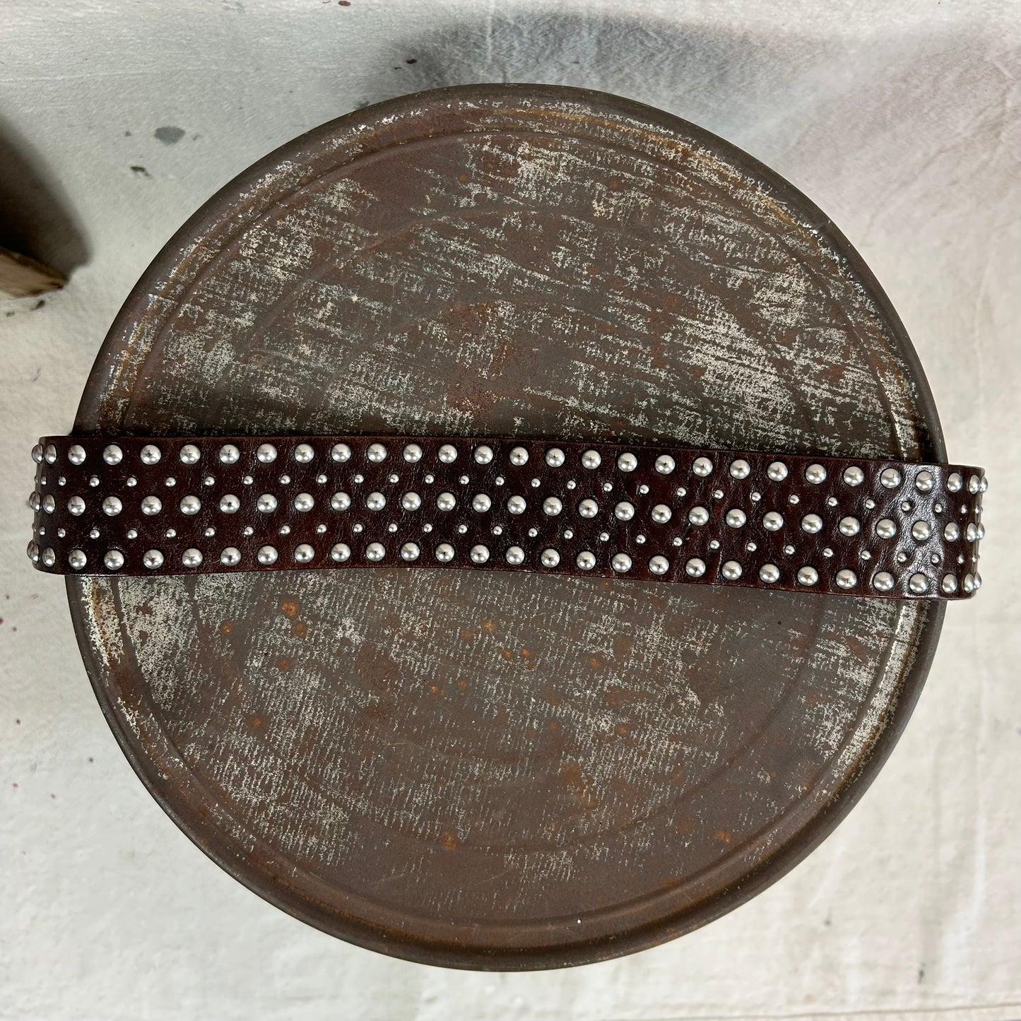 Studded Leather Belt
