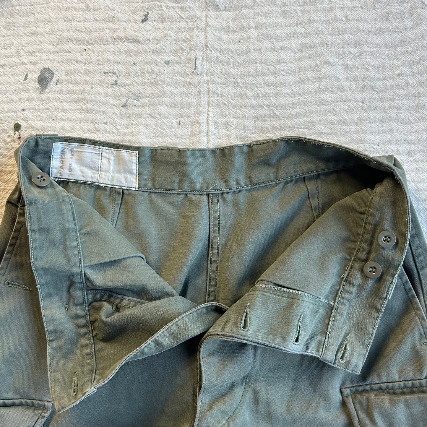 French Military Cargo Shorts
