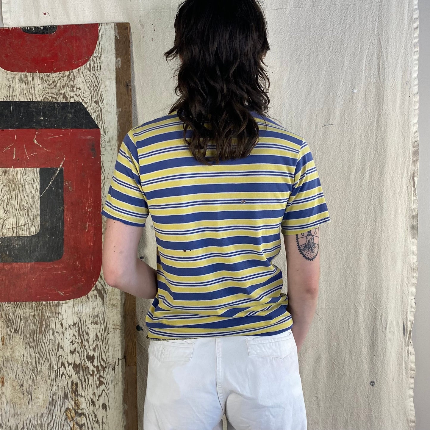 70's K-Mart Striped Pocket Tee