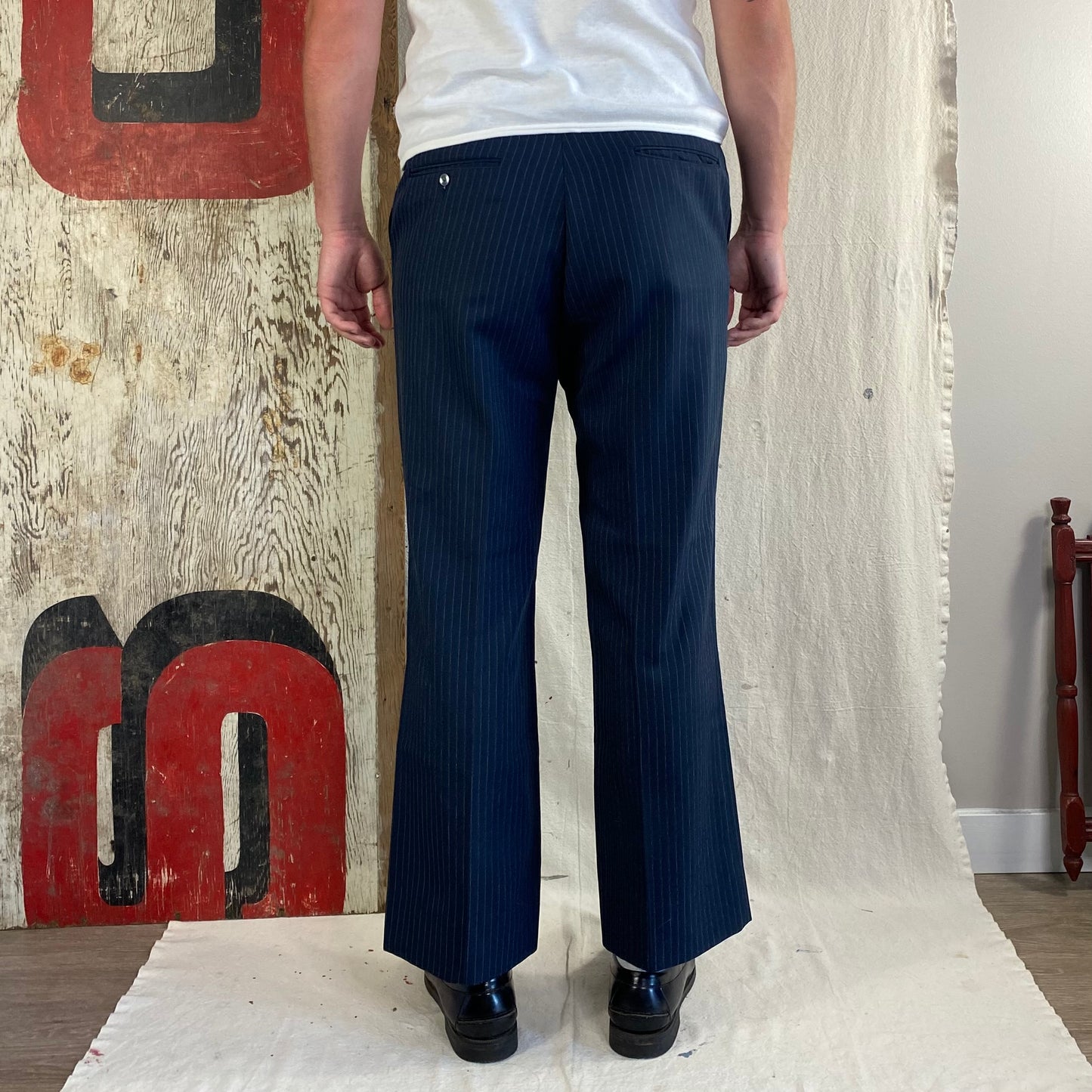 70's Pinstripe Trouser