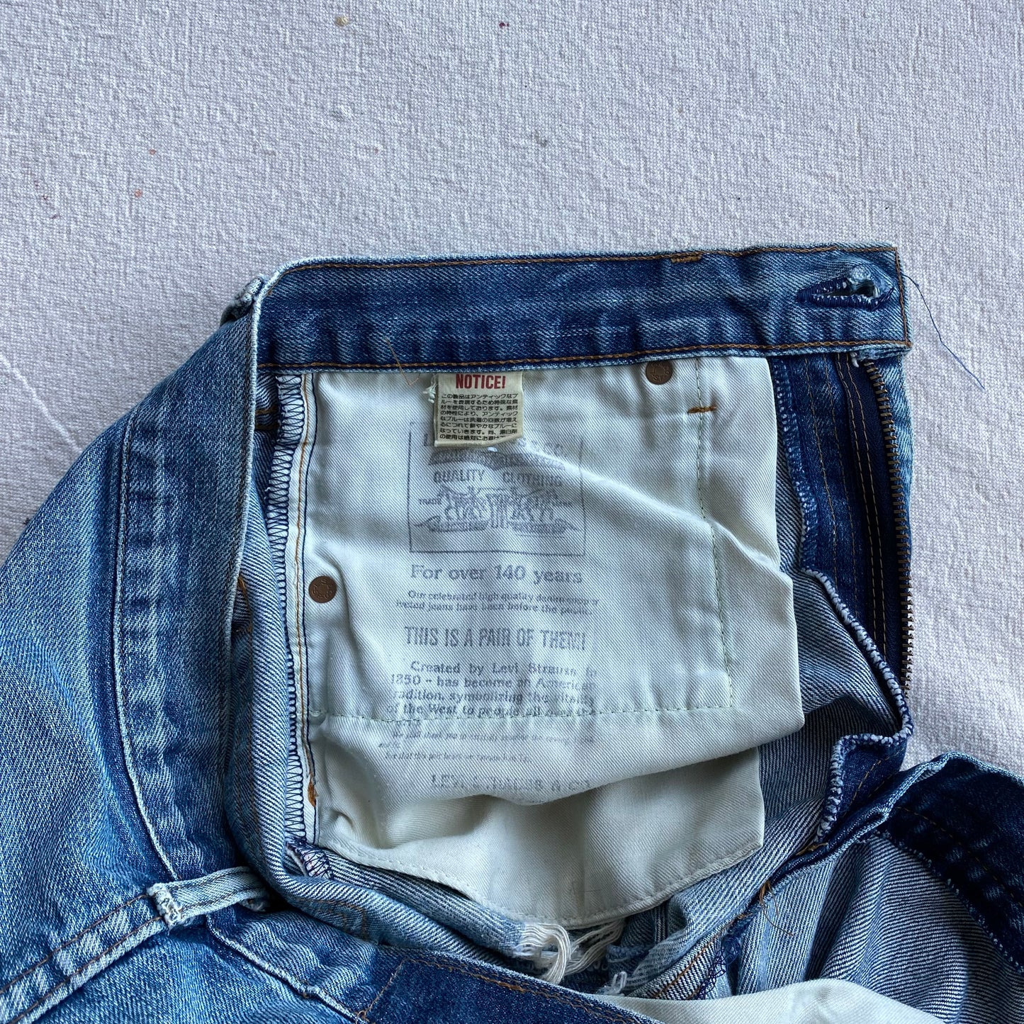 90's Repro Big E Selvedge Denim