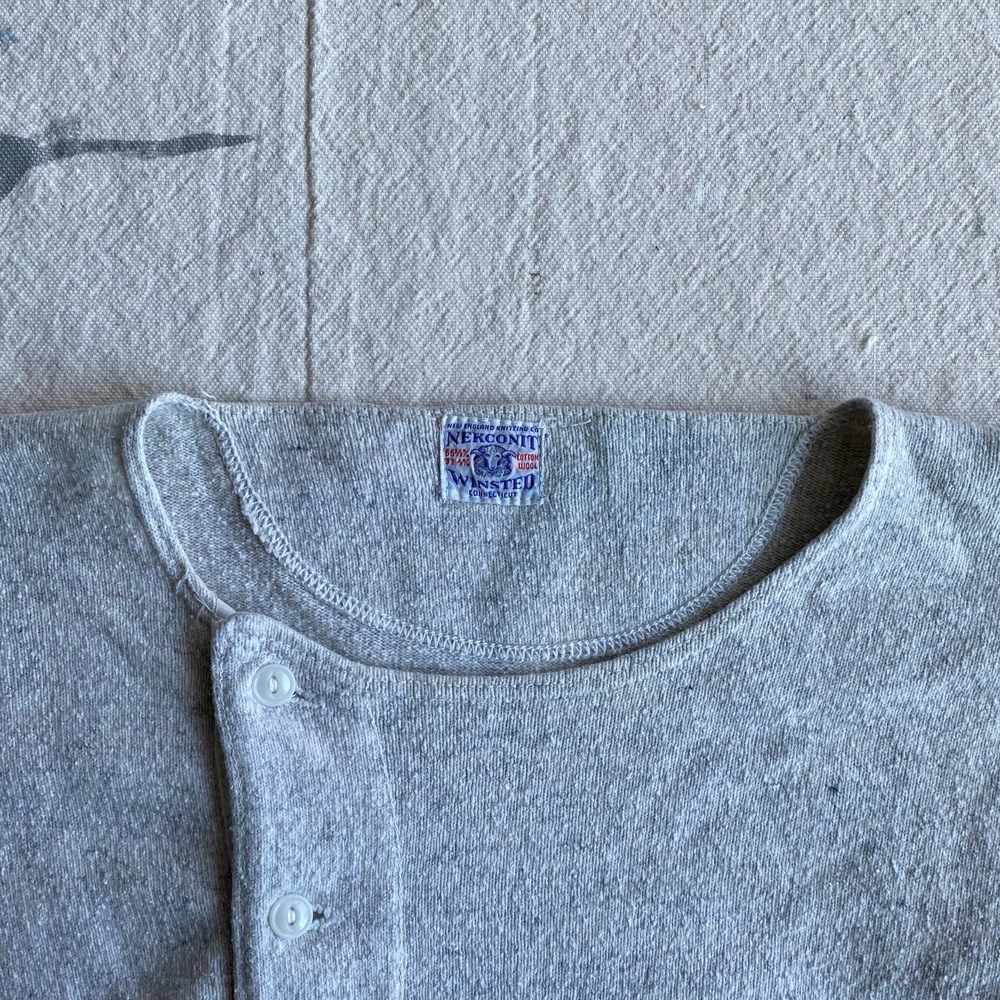 40's Asymmetrical Button Thermal
