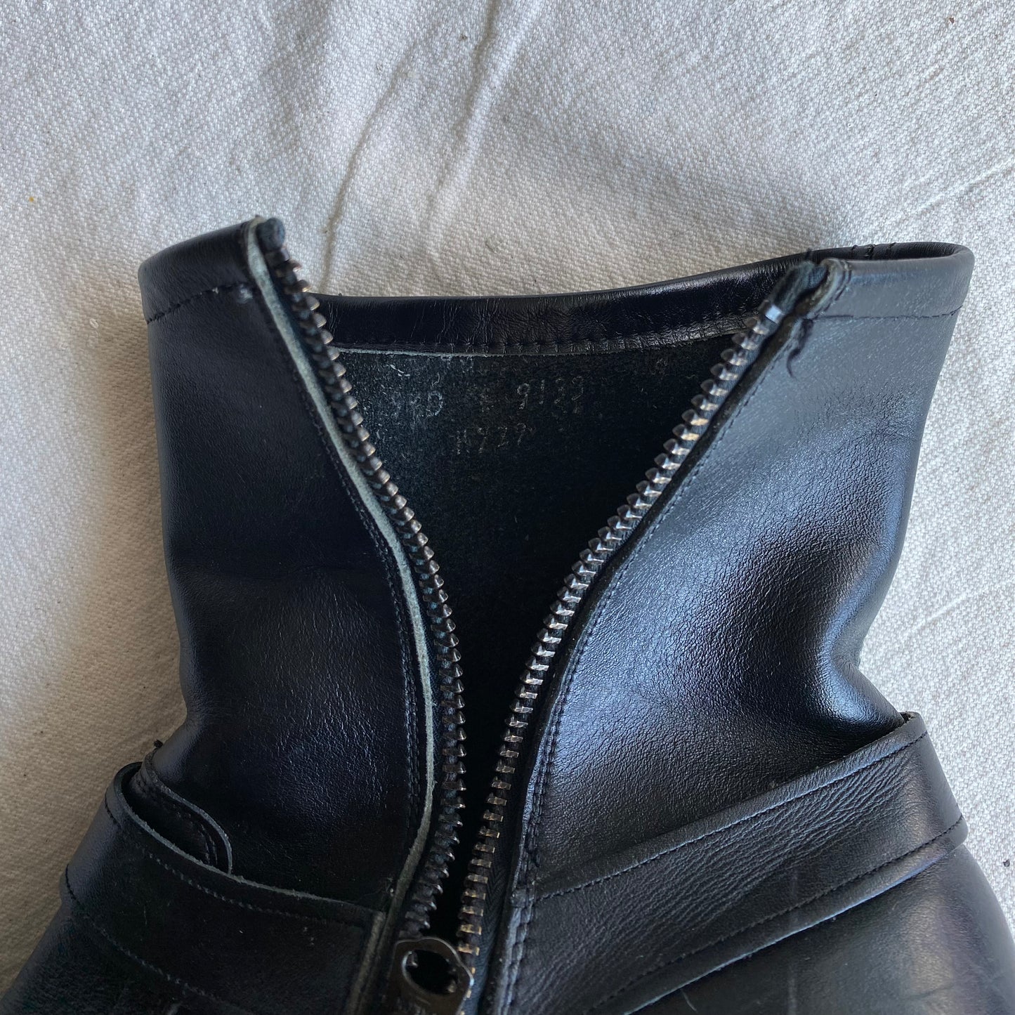 Steel Toe Leather Harness Boots
