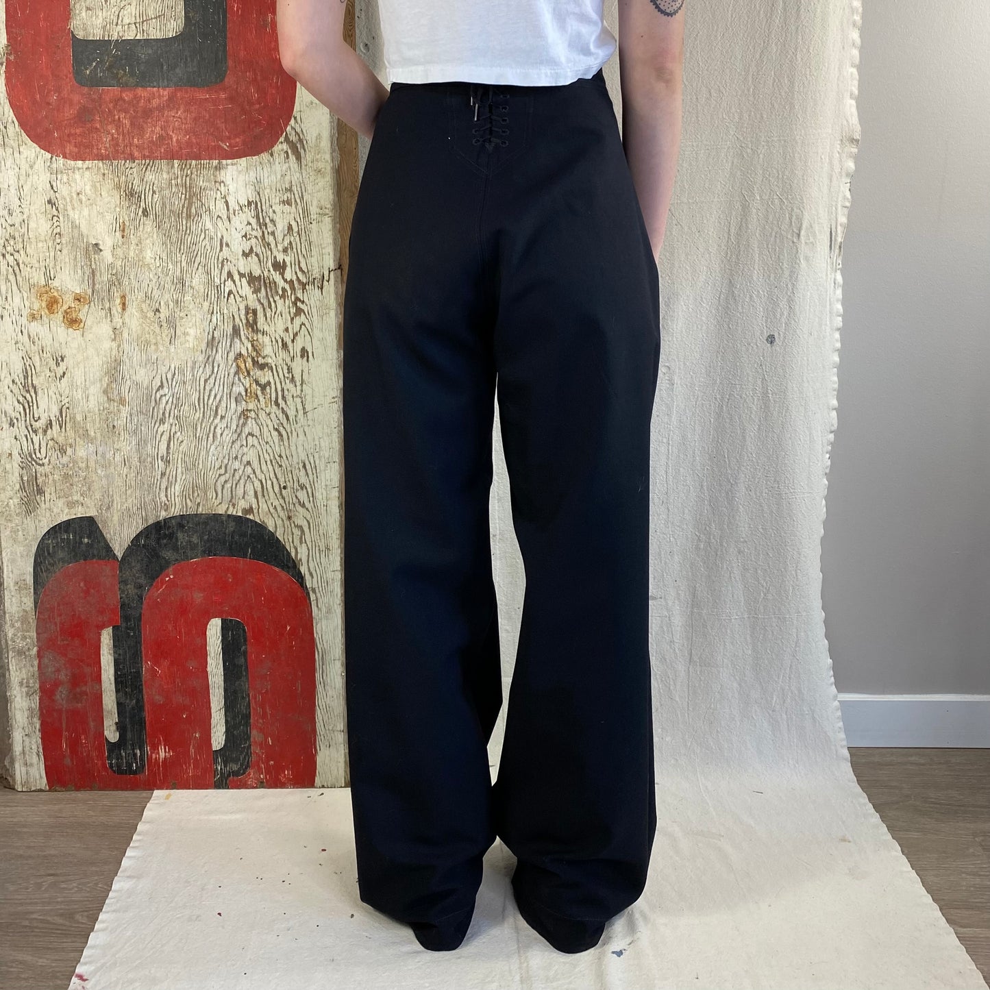 USN Stencil Wool Flares