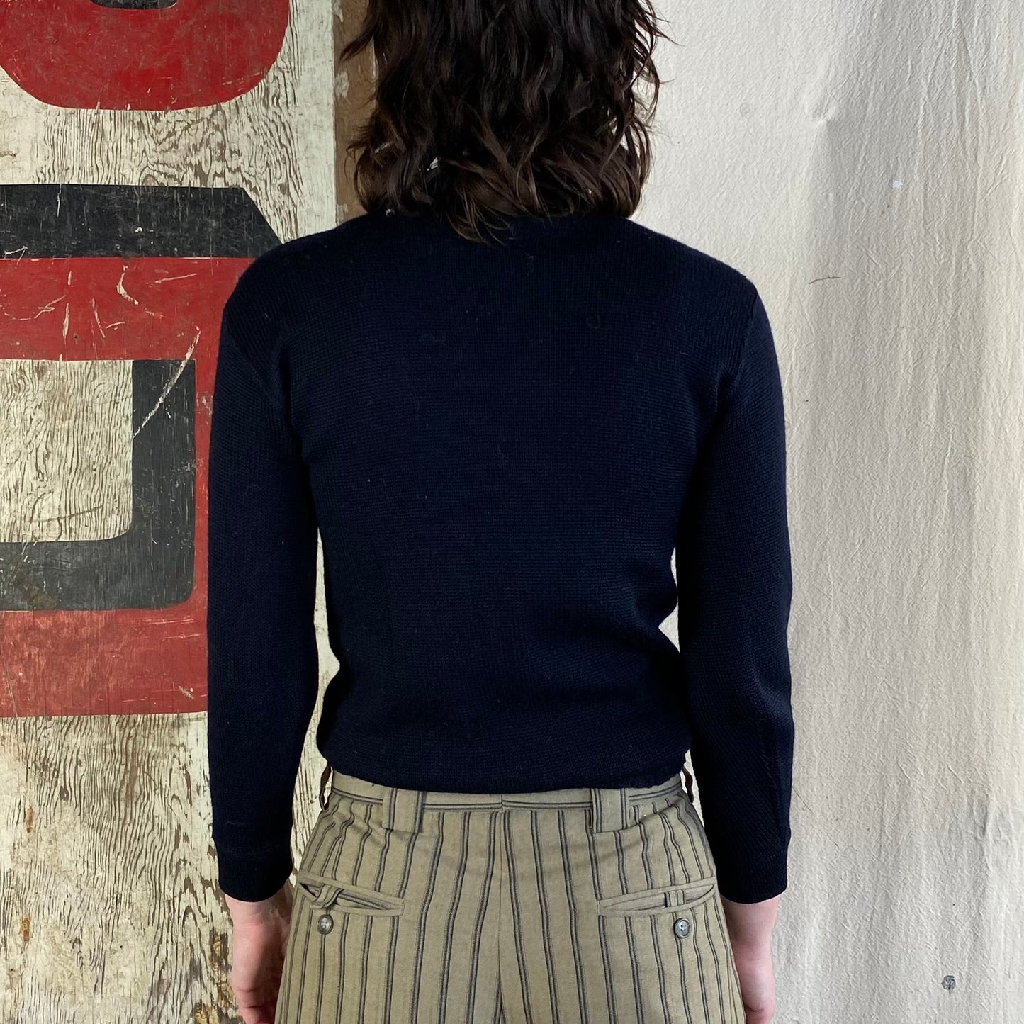 50's Wool USN Deck Sweater