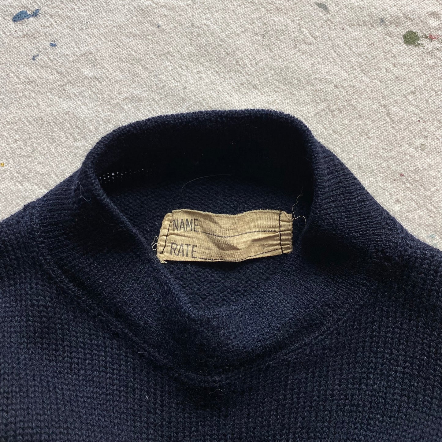 50's Wool USN Deck Sweater