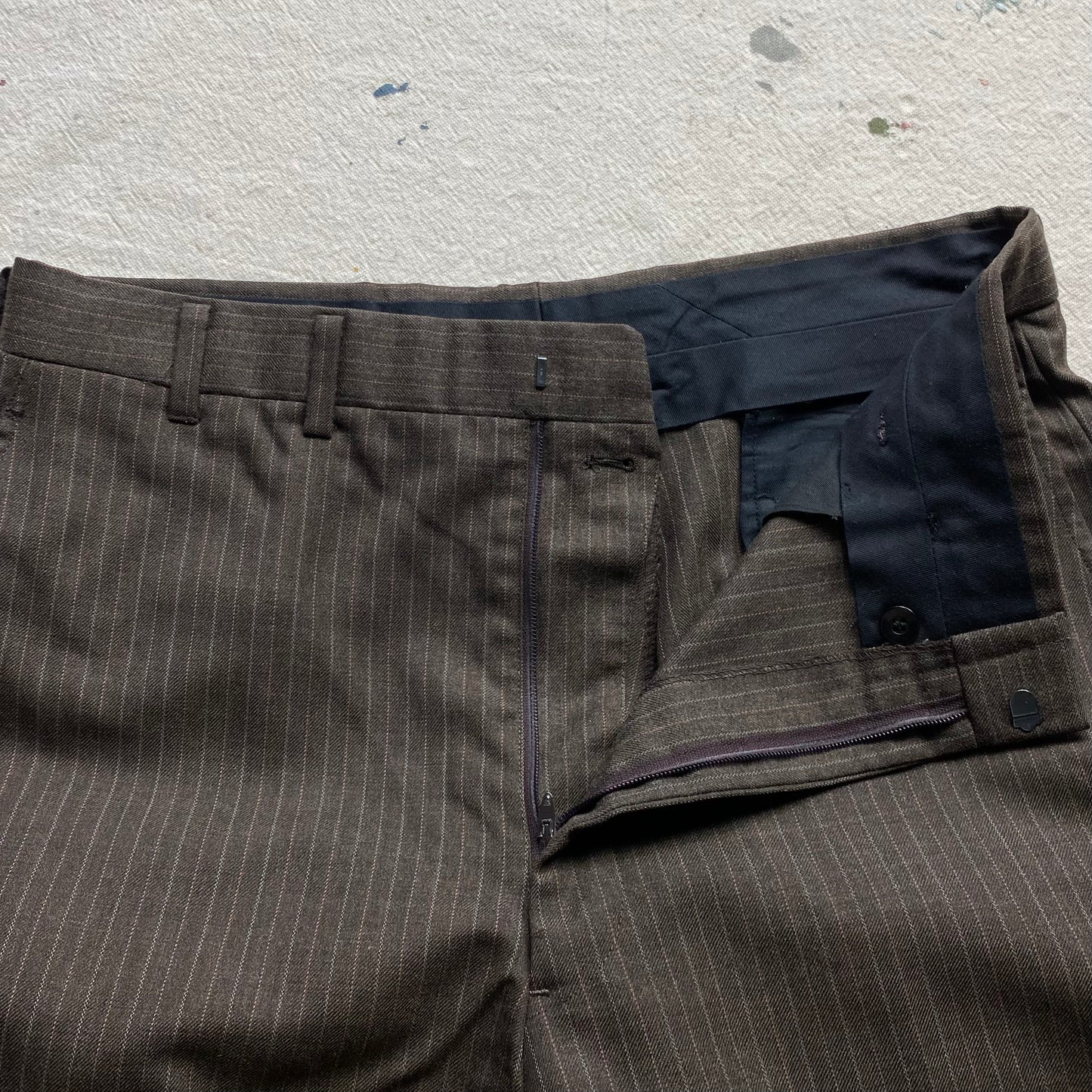 70's Pinstripe Trousers