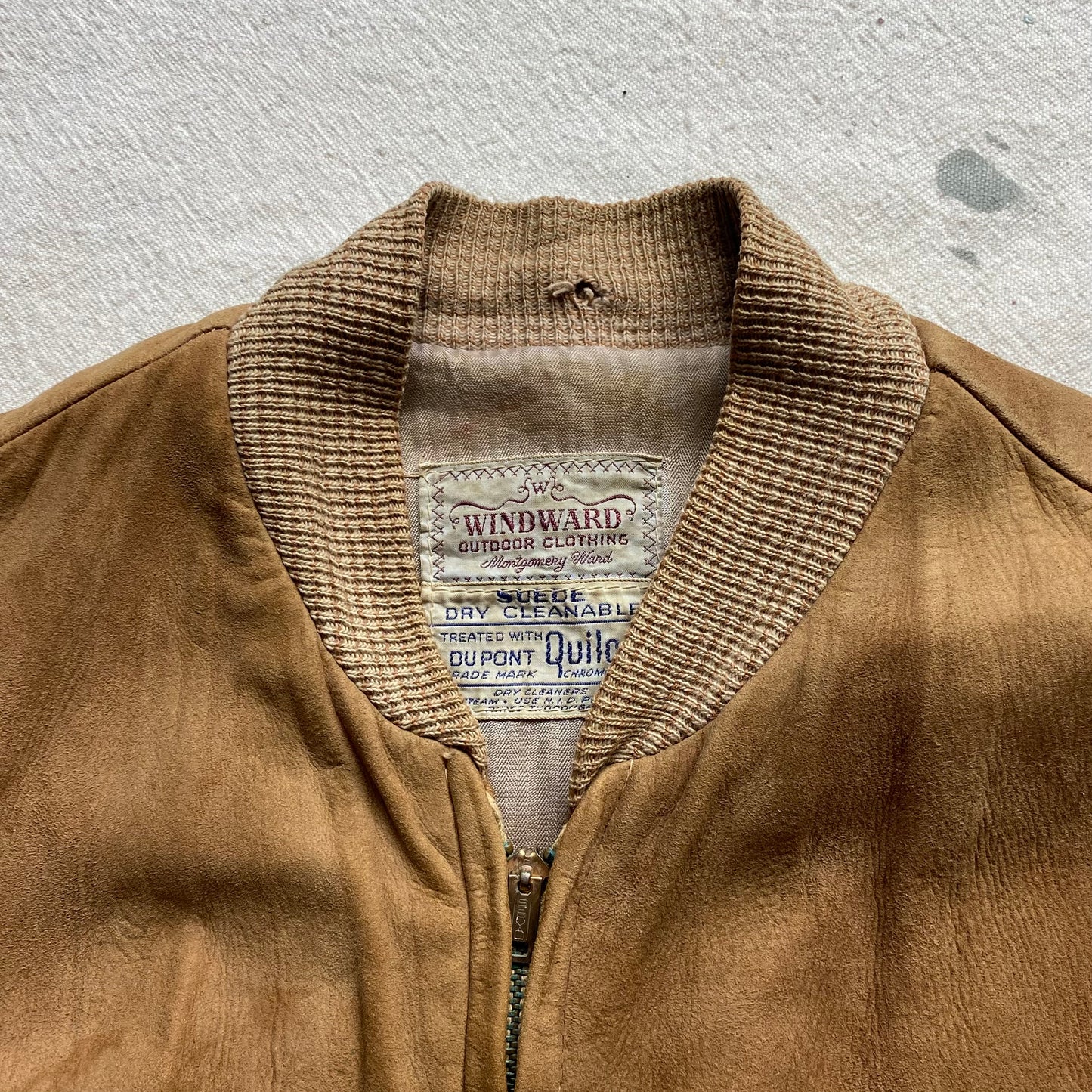 60's Suede Bomber