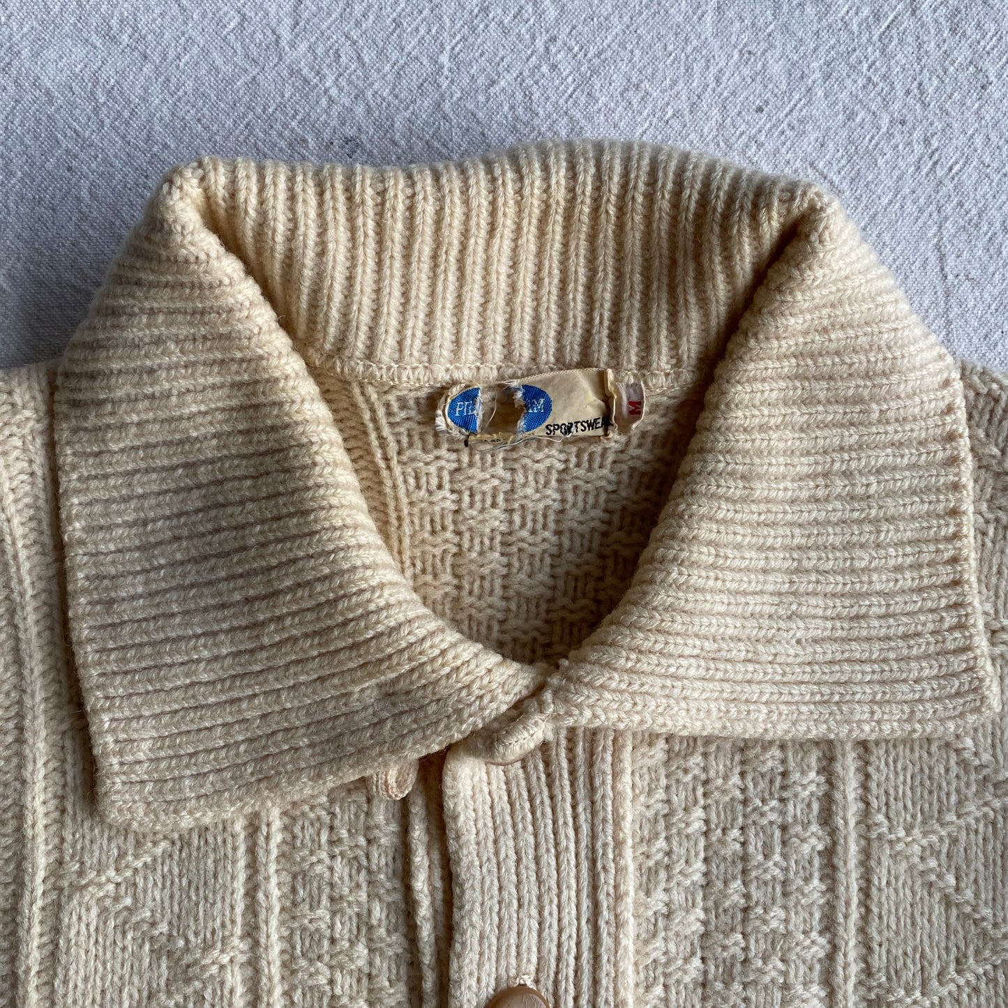 50's Pilgrim Ivory Knit