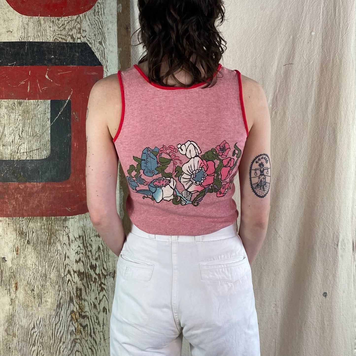 70's Floral Tank