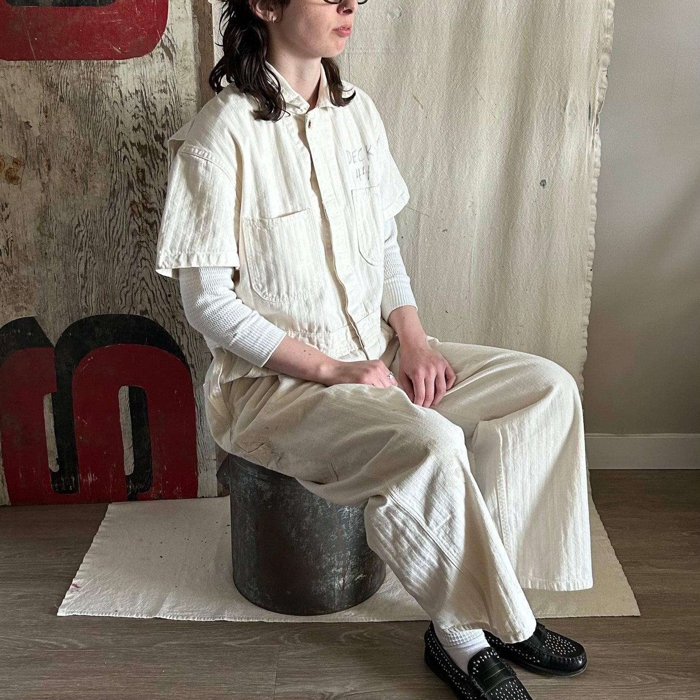 60's HBT Chainstitch Coveralls