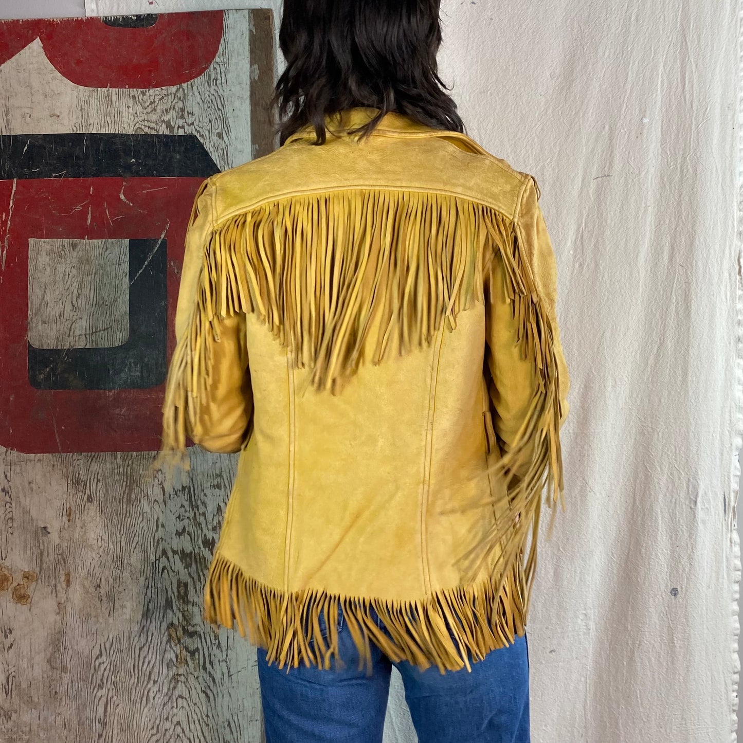 40's Leather Fringe Jacket
