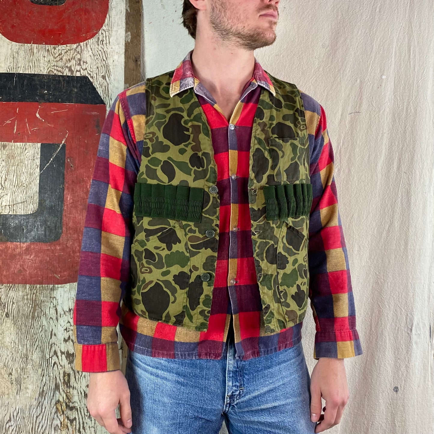 70s Camo Vest