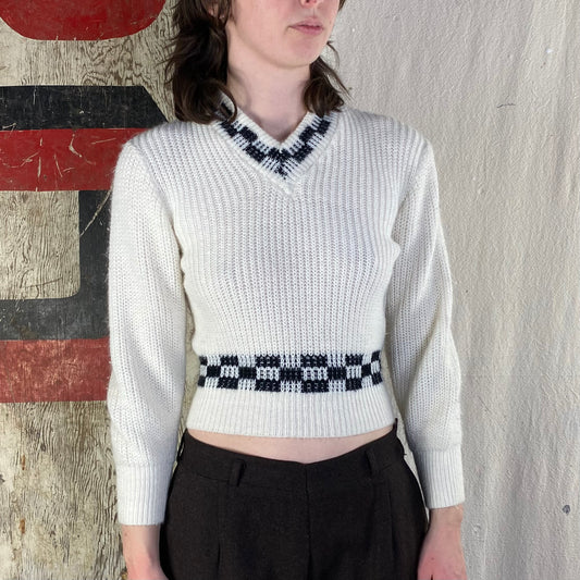 Handmade Checkered Knit