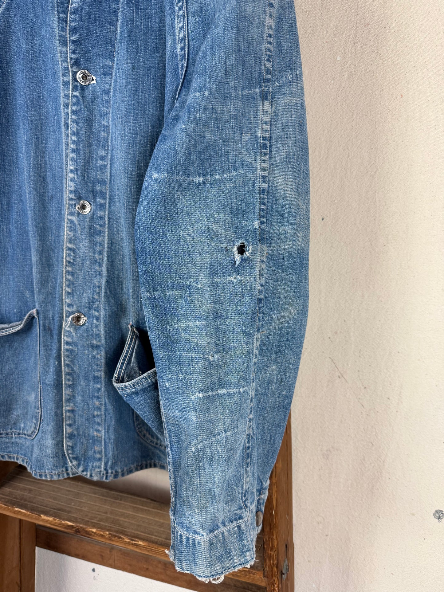 40's Denim Chore Coat