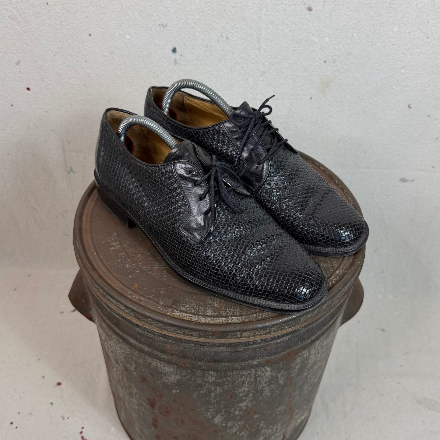 Woven Leather Italian Shoes