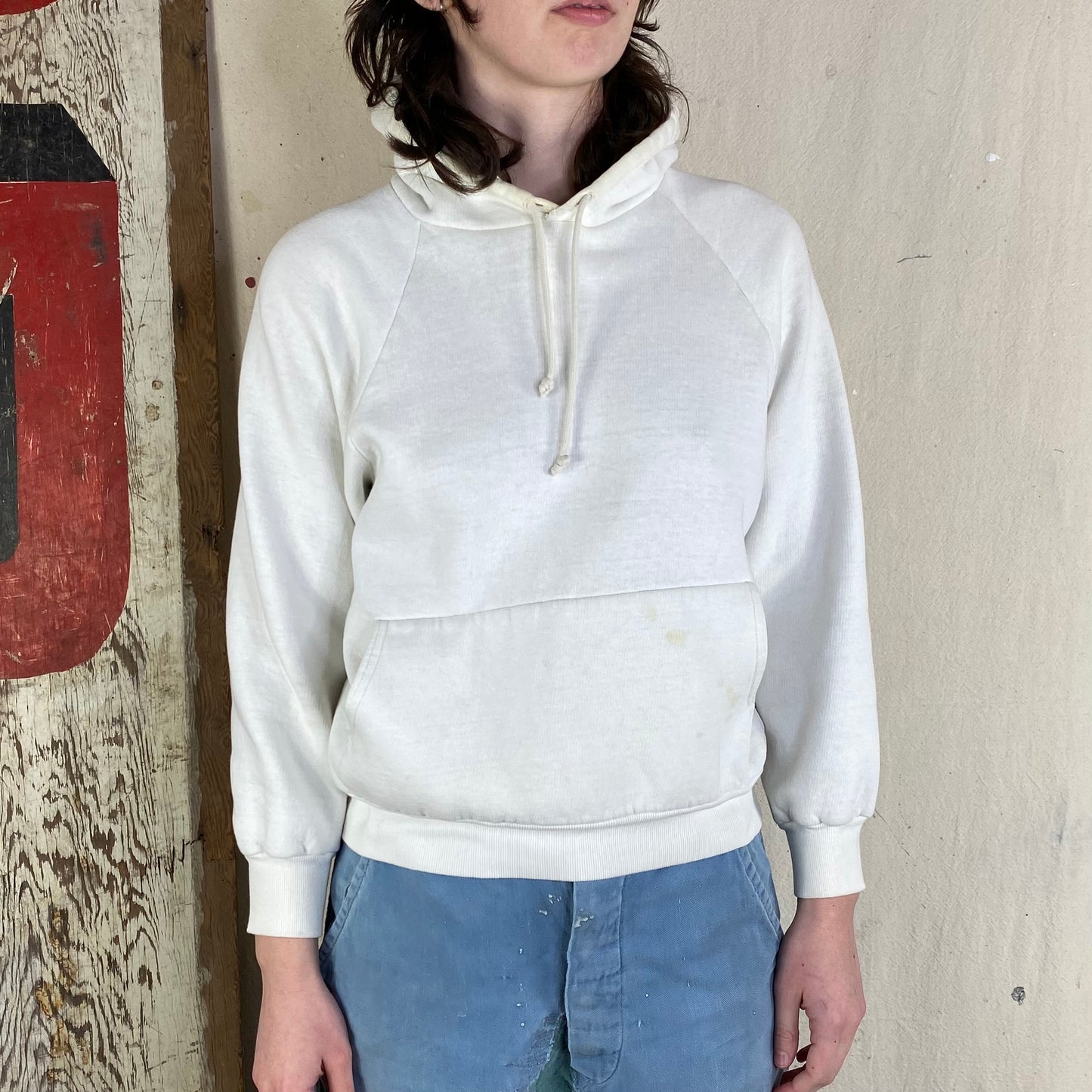60's White Hoodie