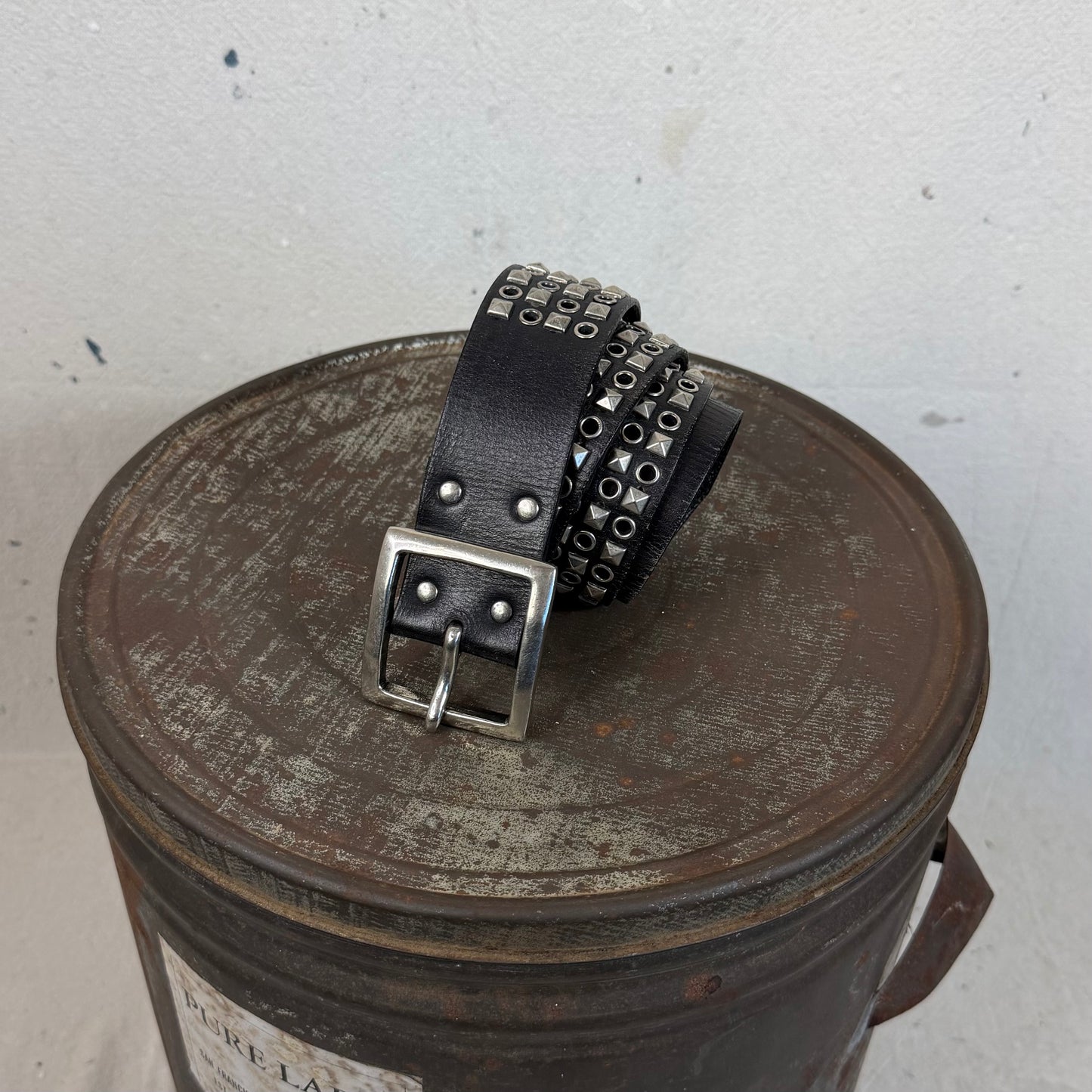 Studded Leather Belt