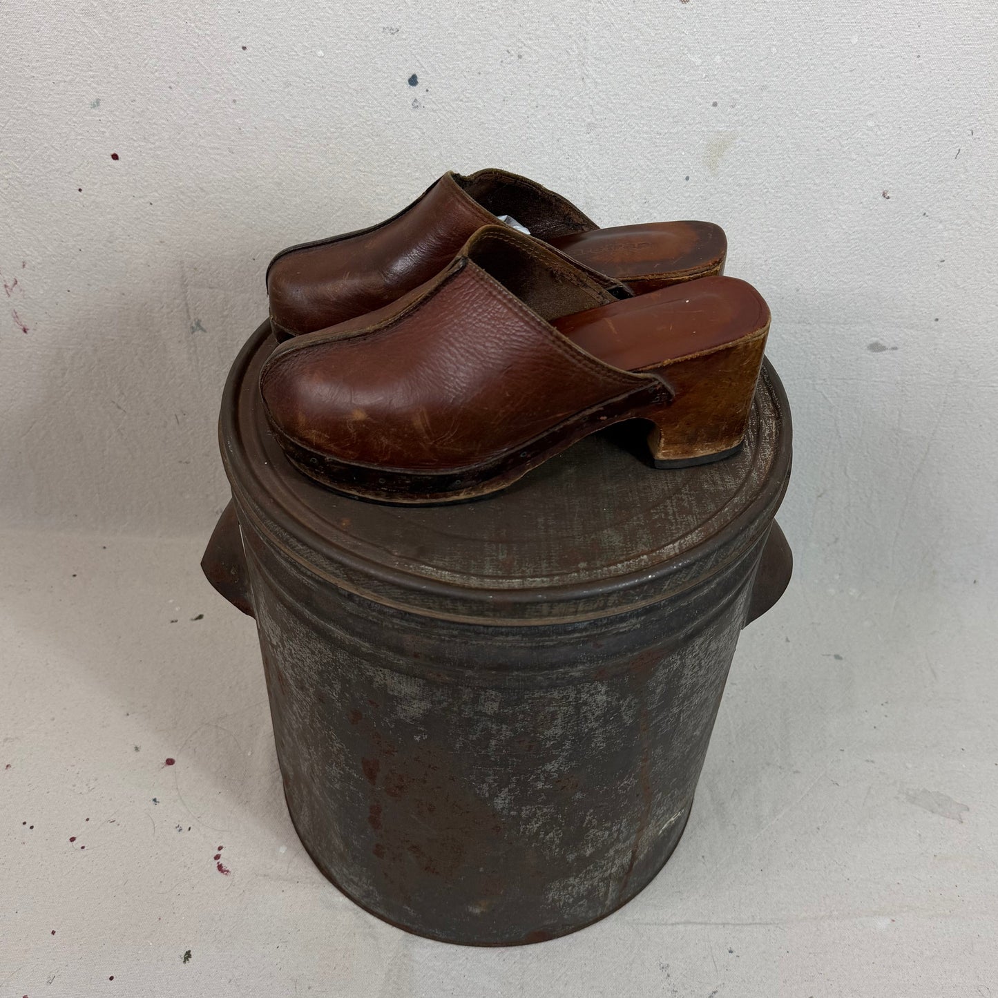 Vintage Wooden Clogs