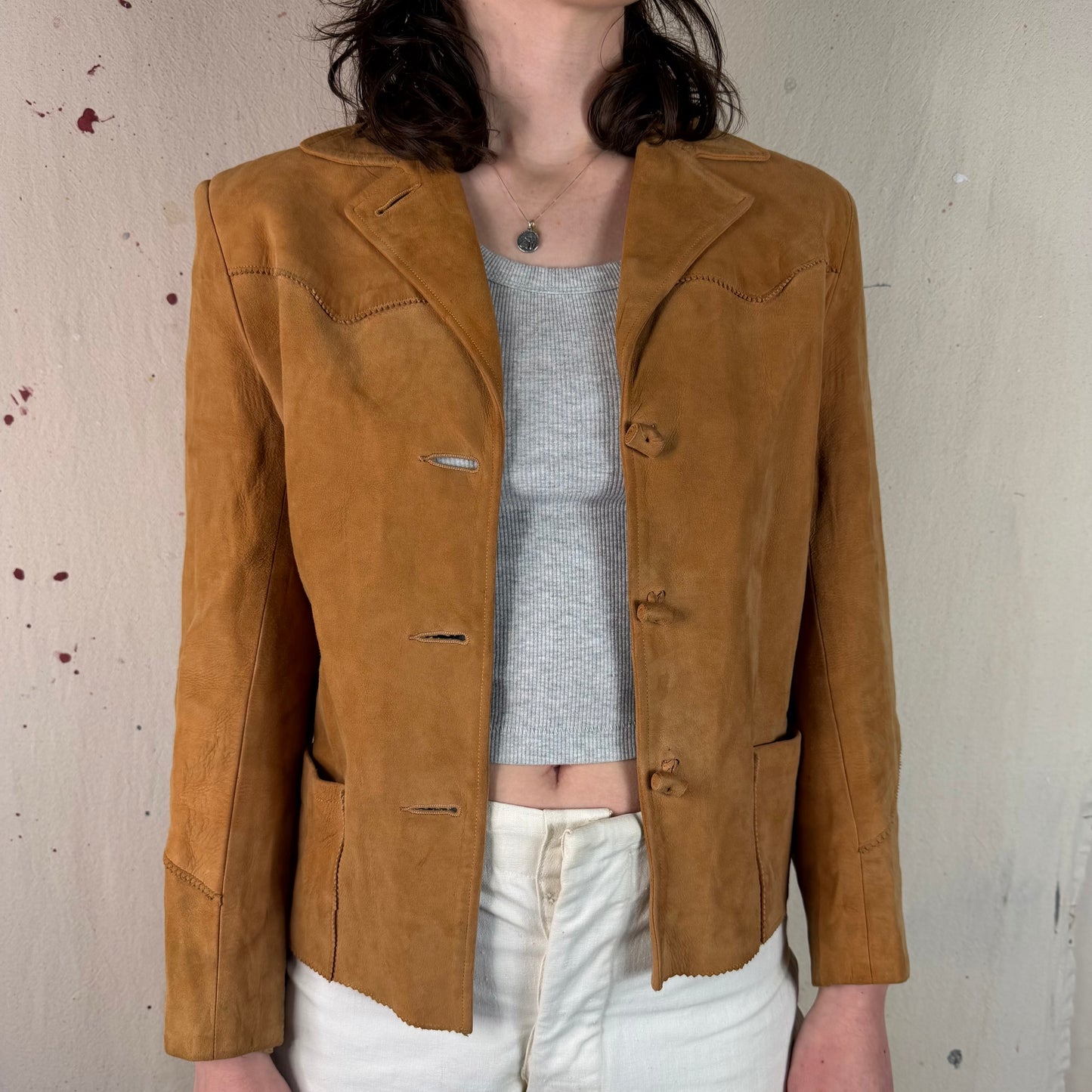 40's Suede Coat