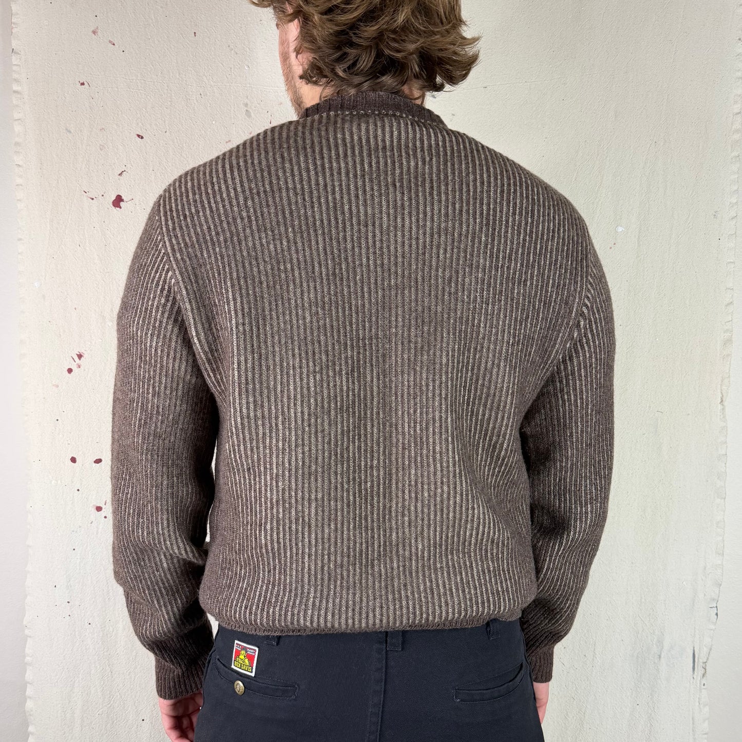 60's Striped Wool Knit