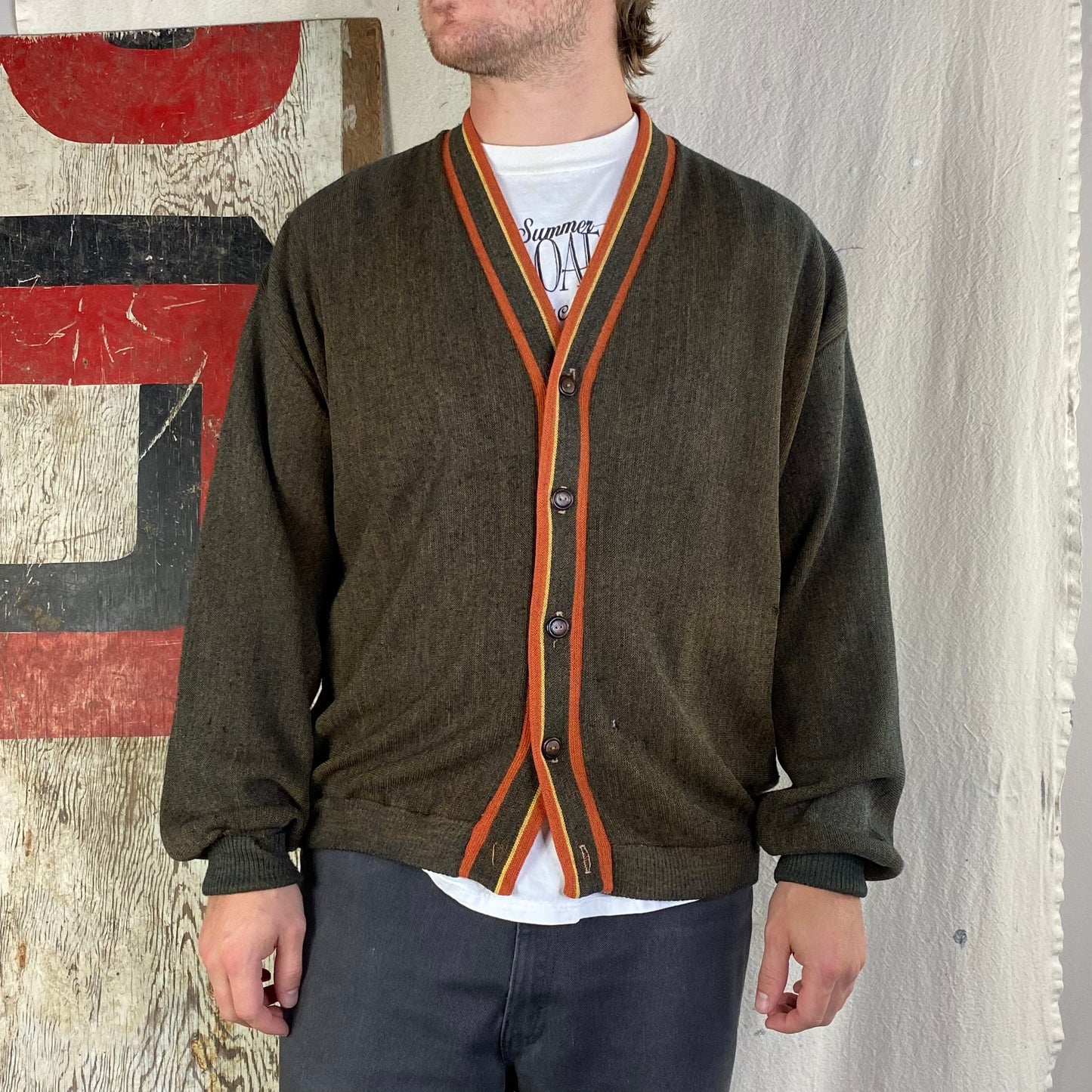 70's Acrylic Cardigan