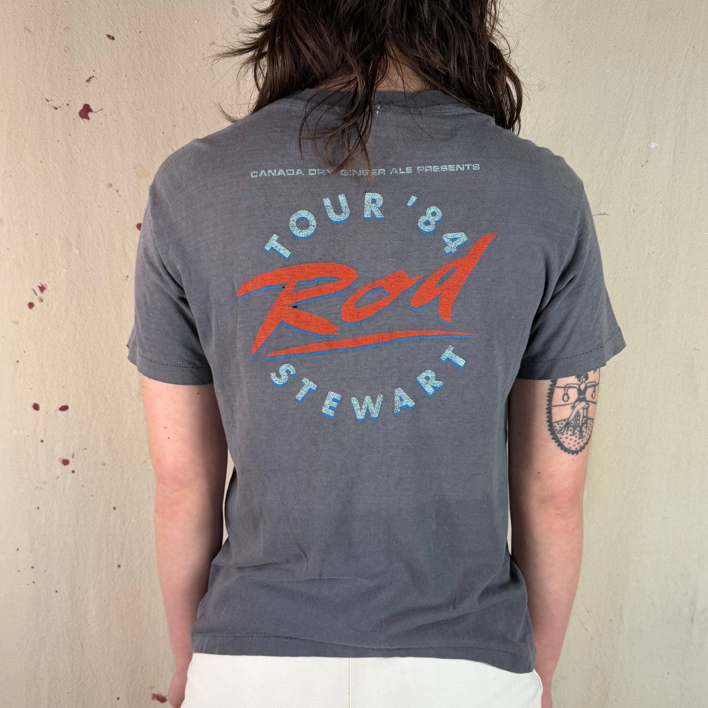 80's Rod Stewart Camouflage Tee