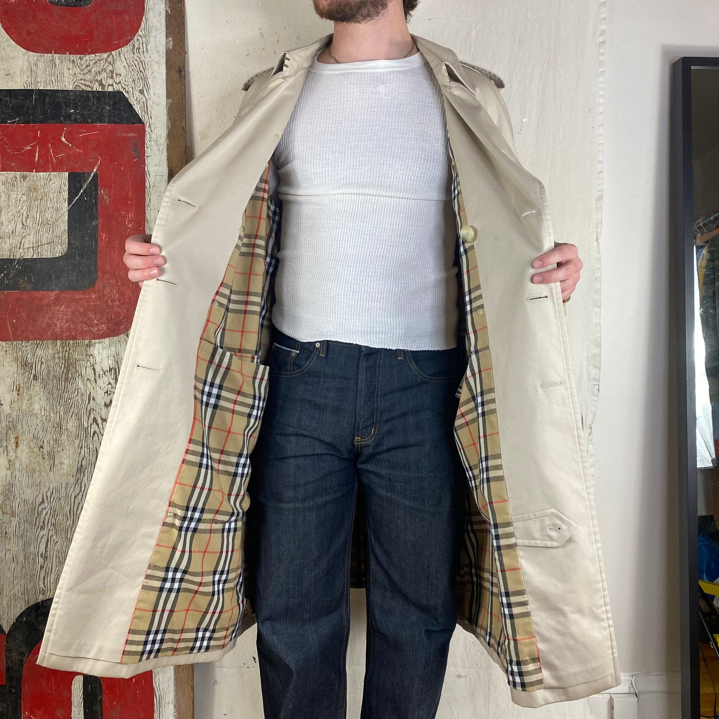 80's Burberry Trench Coat