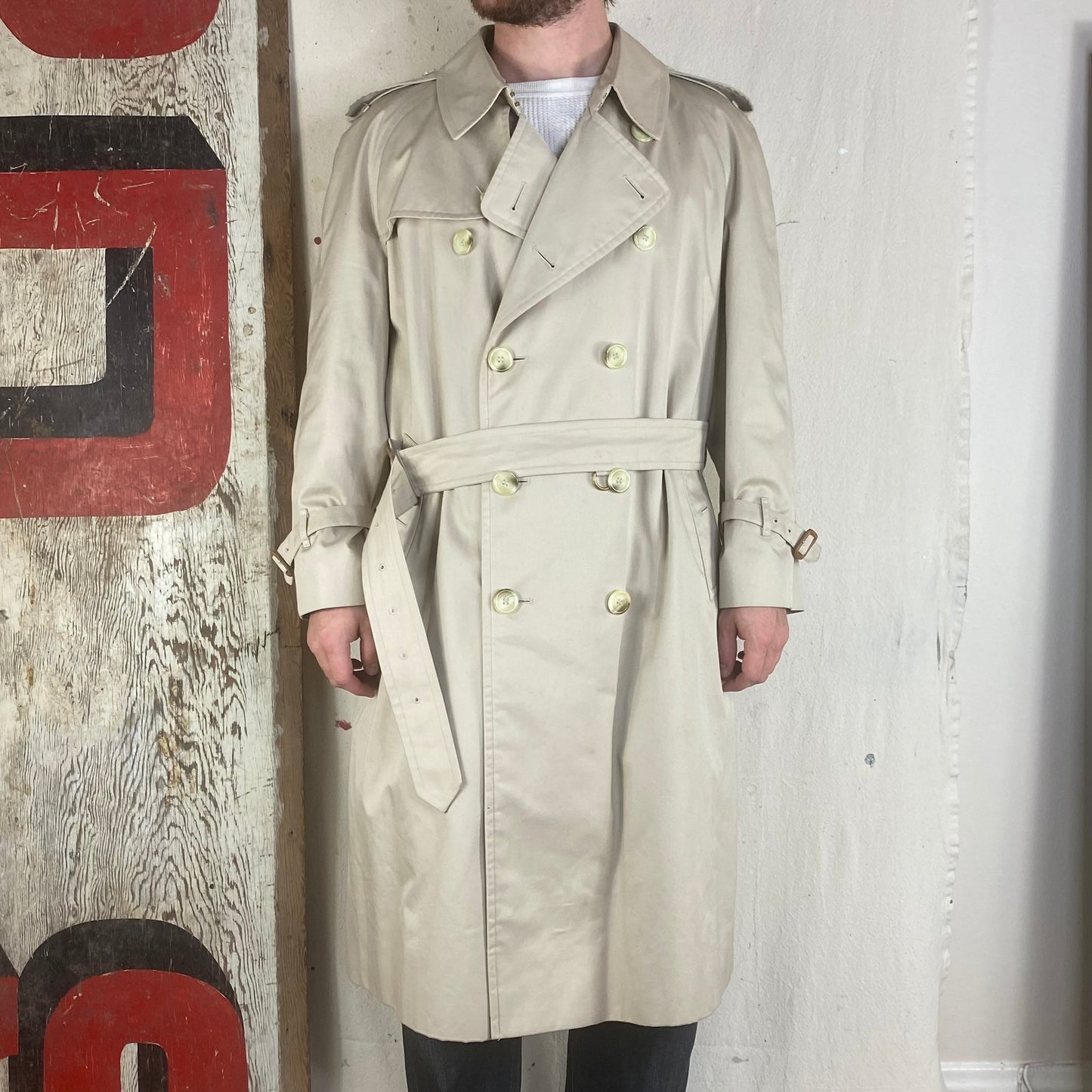80's Burberry Trench Coat