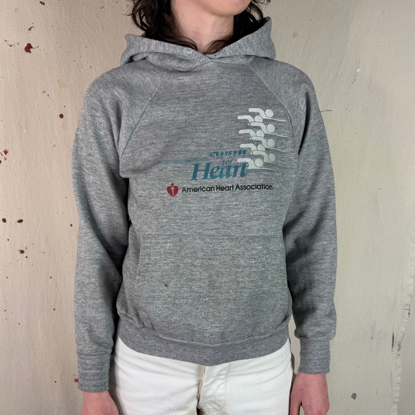 80's Healthknit Heart Hoodie