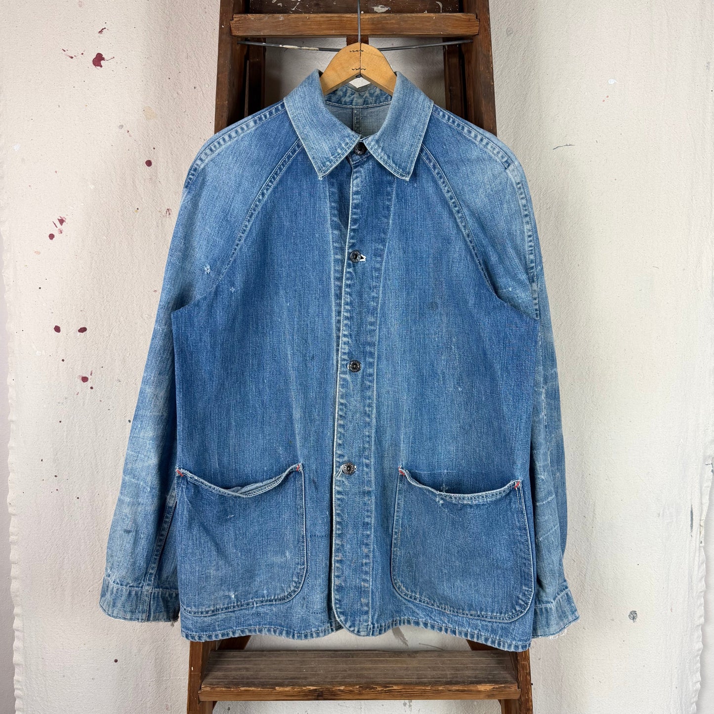 40's Denim Chore Coat