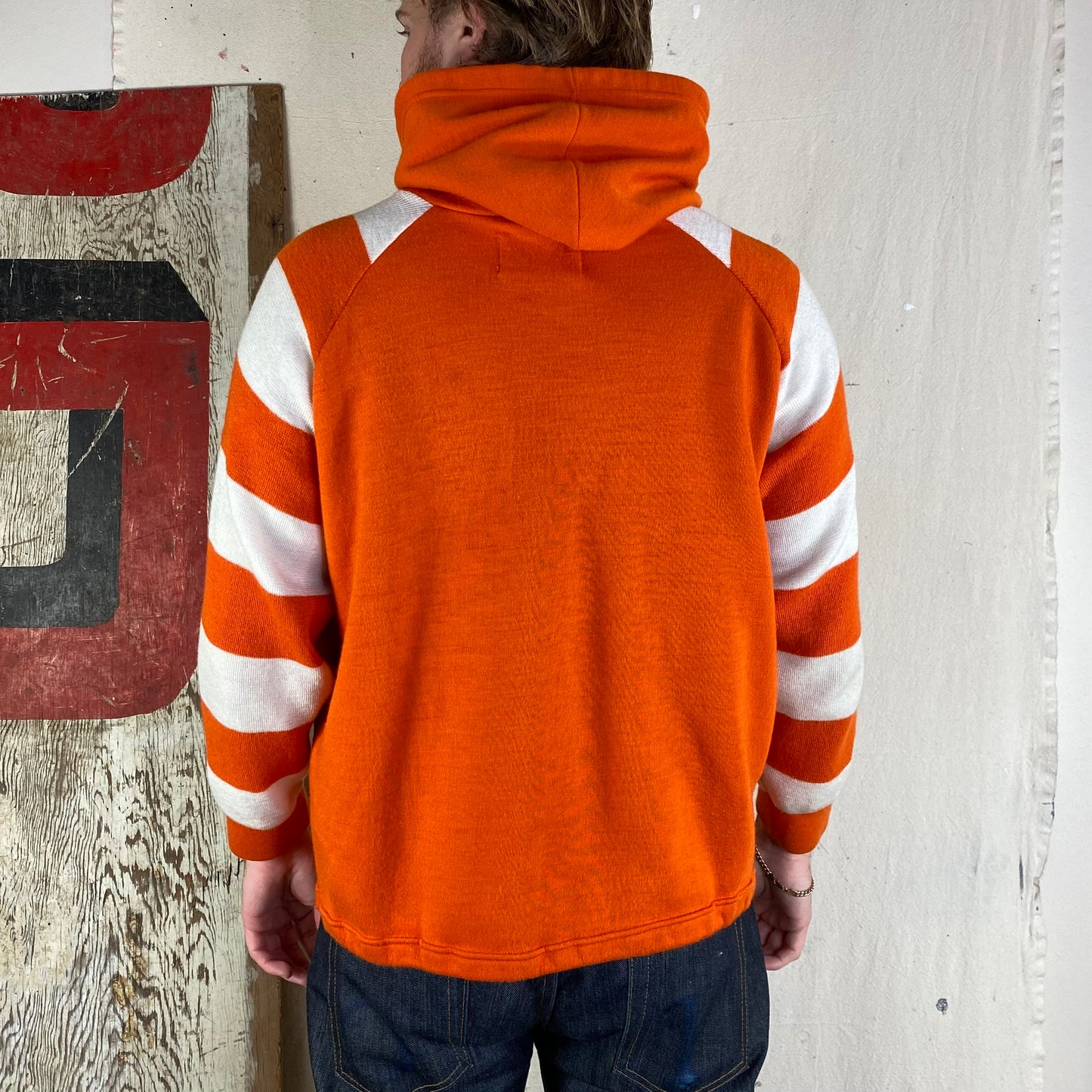 70's White Stag Speedo Zip Up