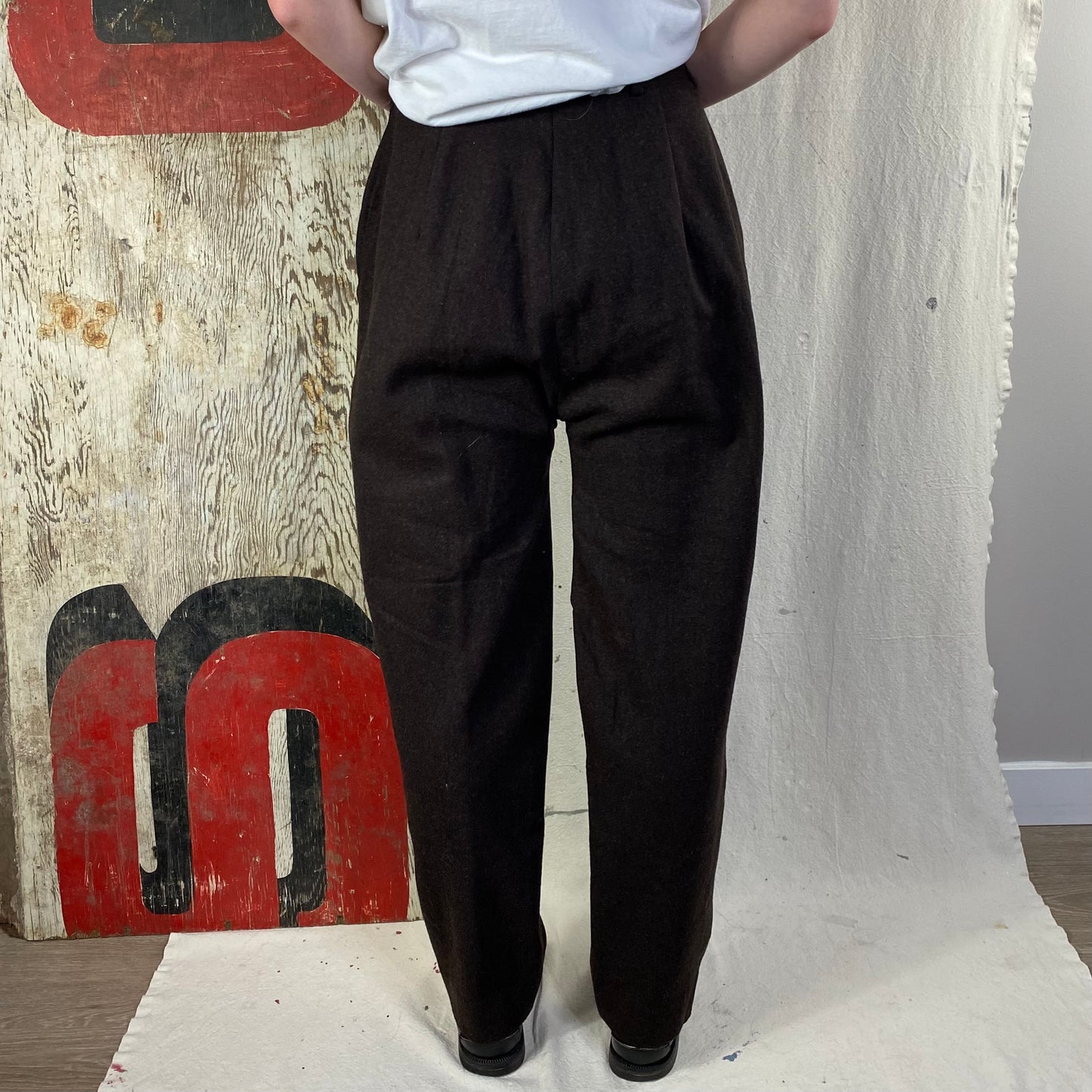 50's Side Zip Trousers