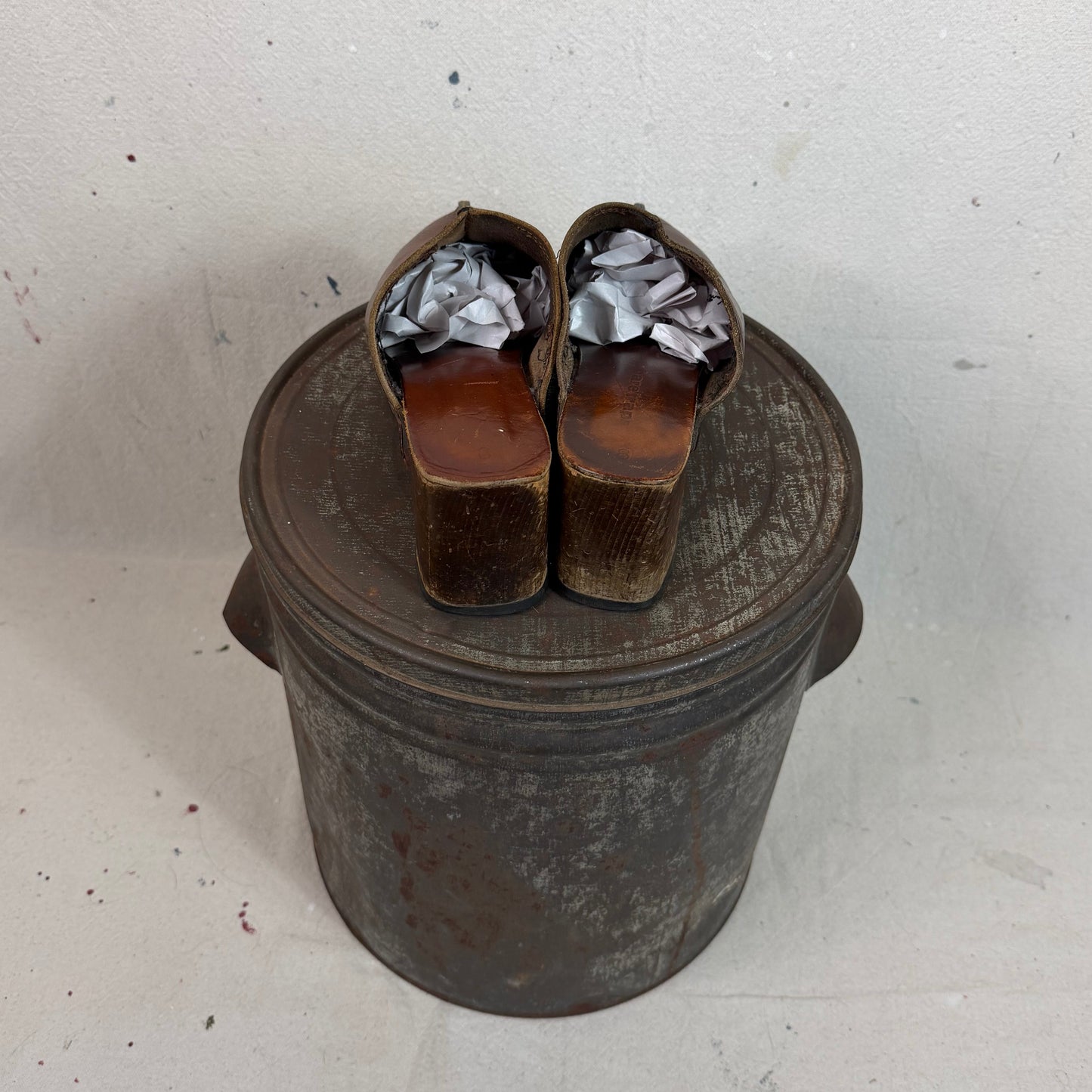 Vintage Wooden Clogs