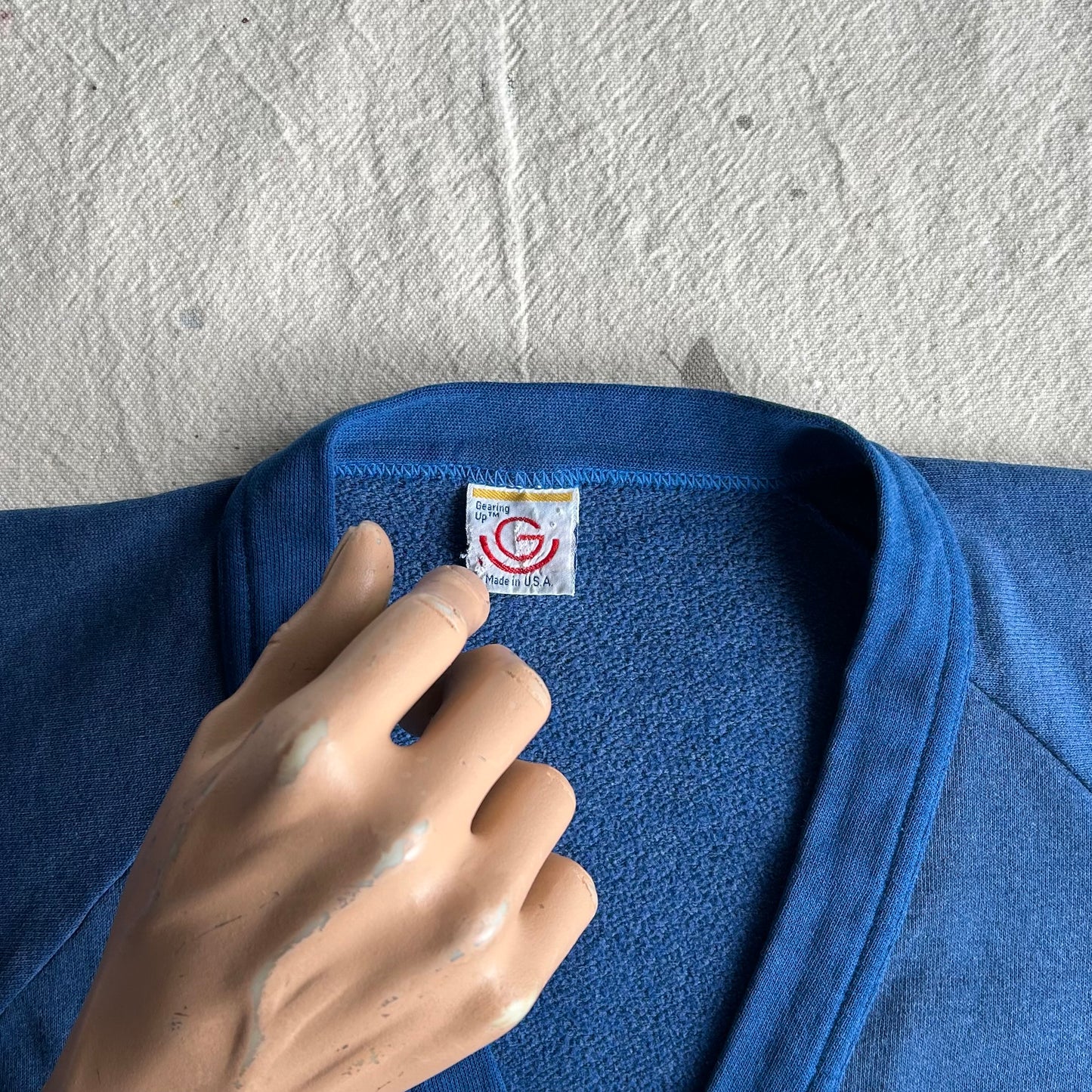 80's Collegiate Cardigan Sweat