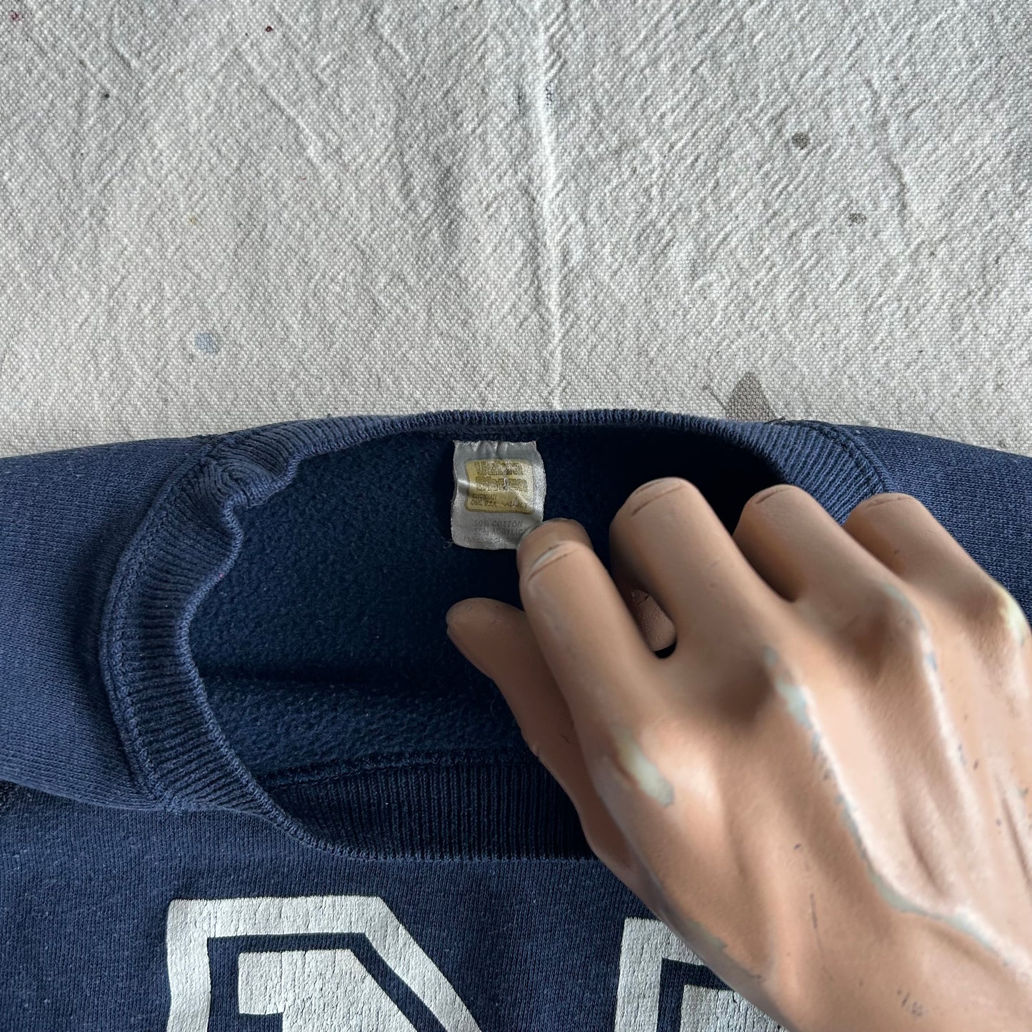 70's Navy Crewneck