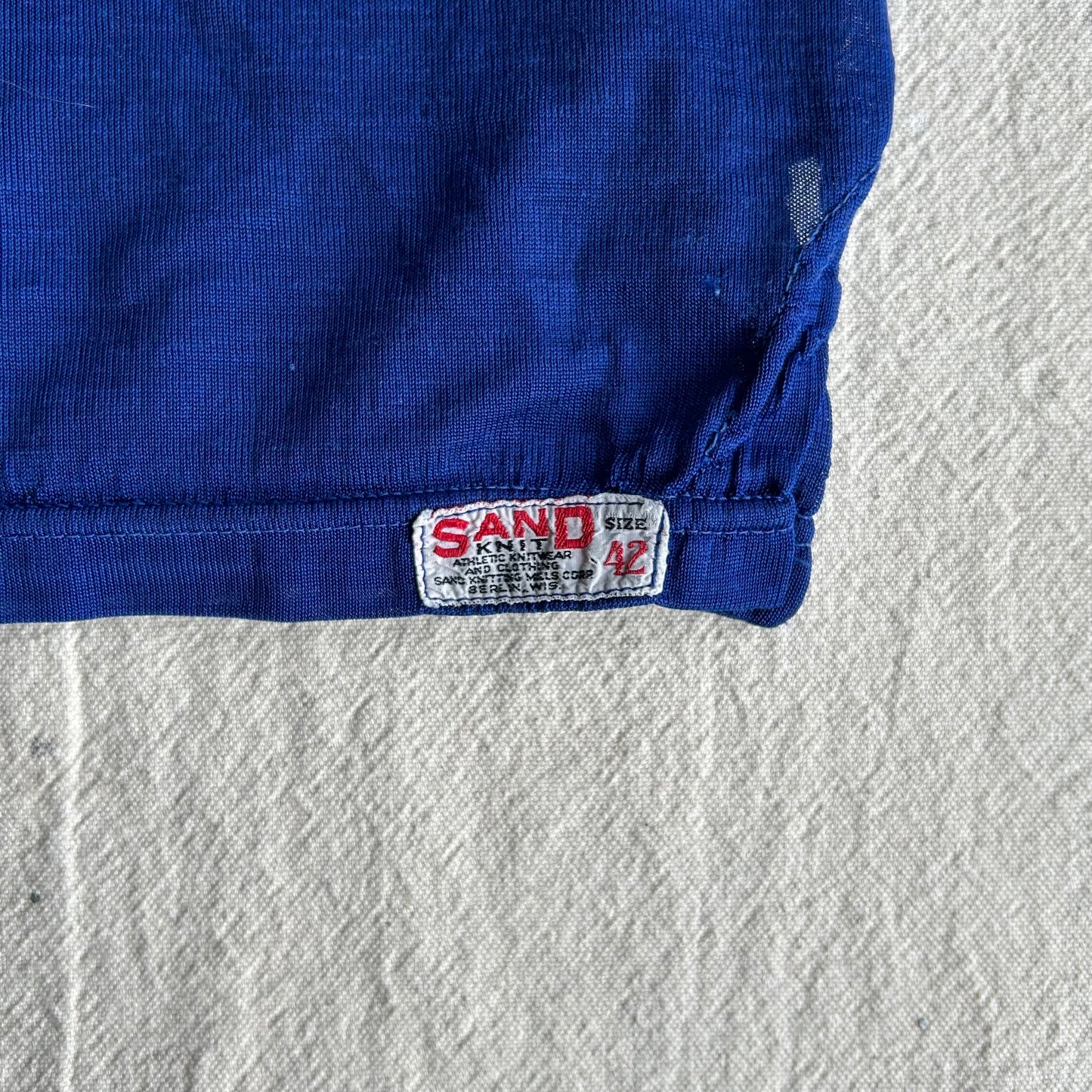 50's Sand Knit Basketball Jersey
