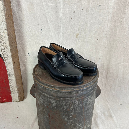 70's Leather Steel Toe Loafers