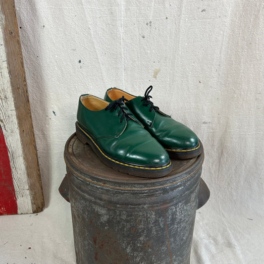 Forest green Dr. Marten Oxfords