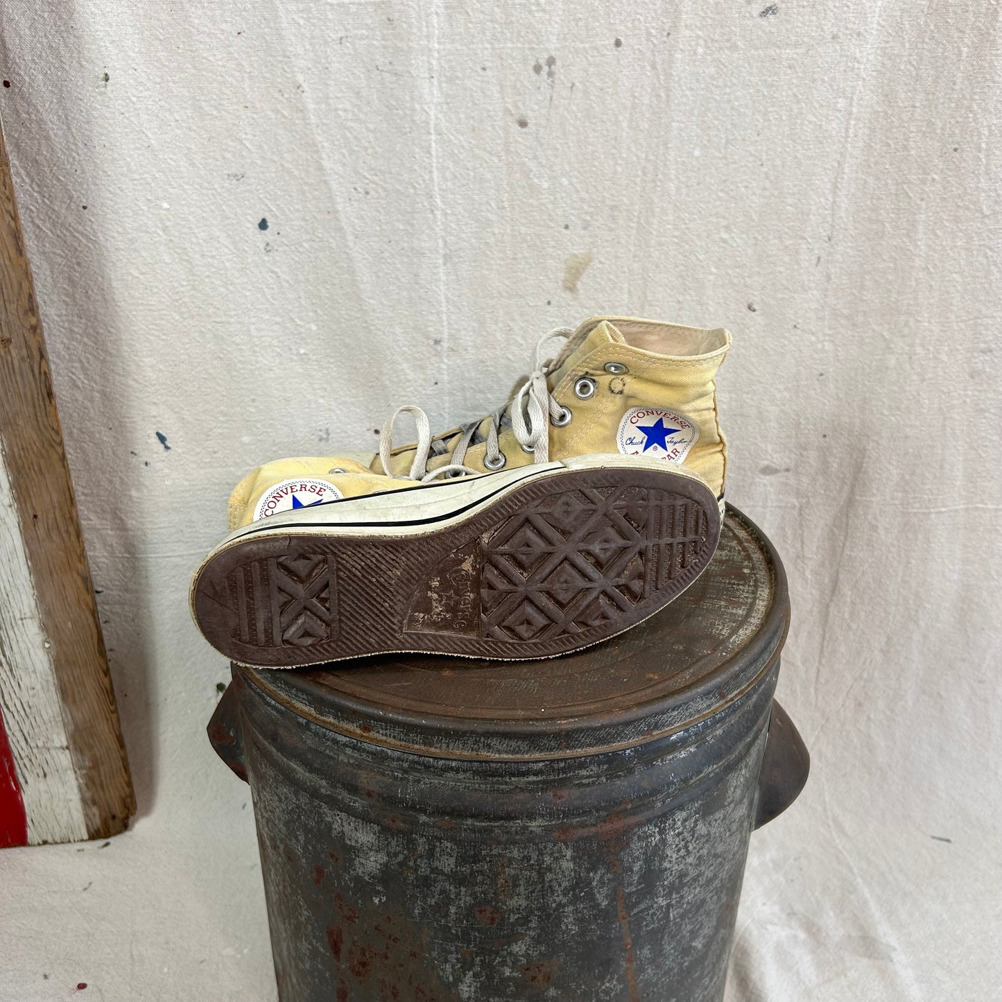 Made in USA Yellow Converse