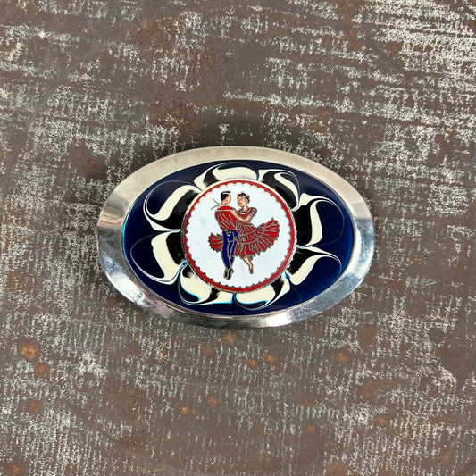 70's Dancers Belt Buckle