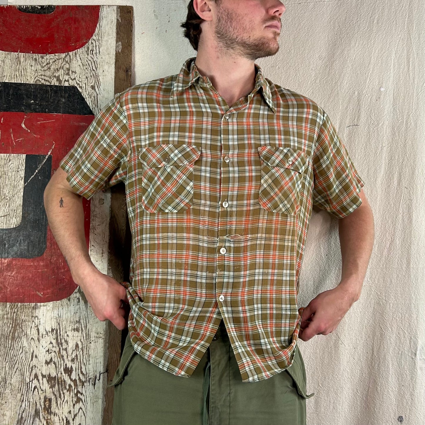 70's Big Mac Button Up