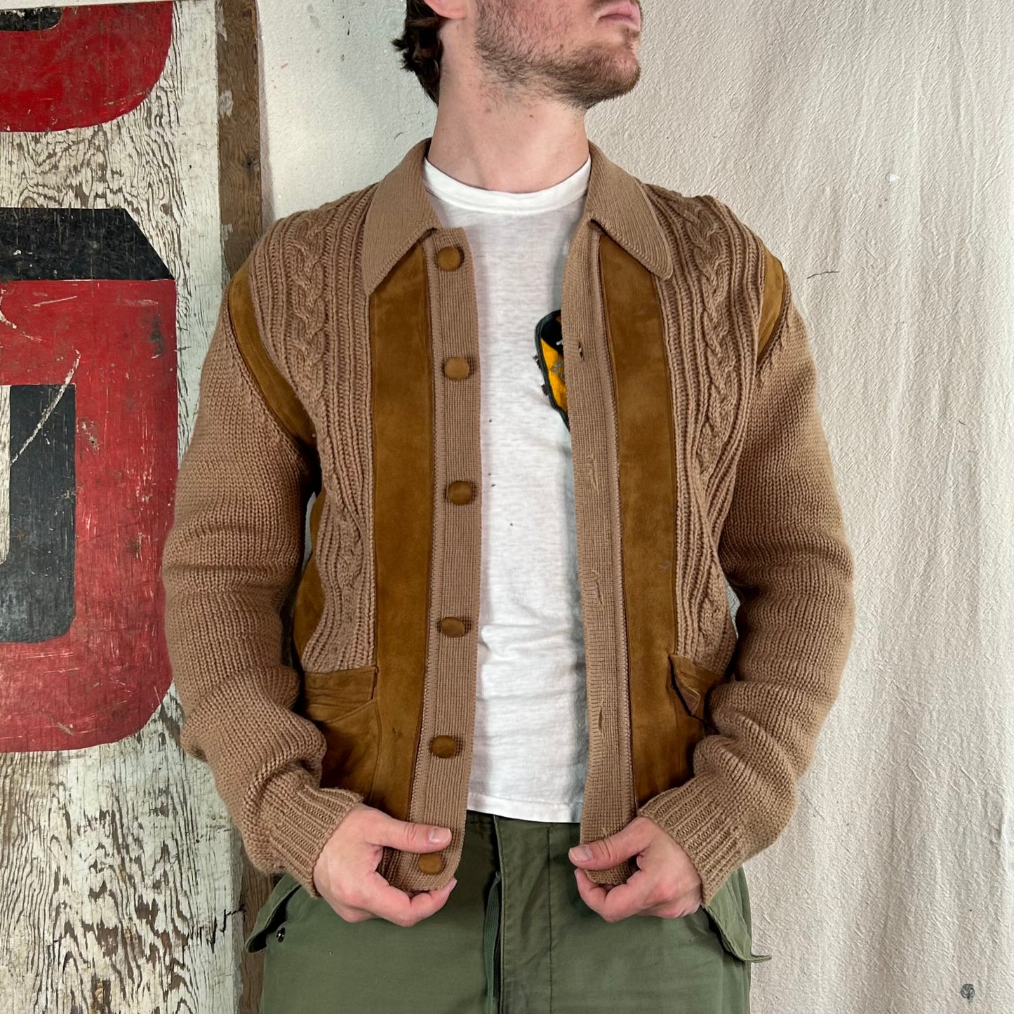 70's Suede Knit