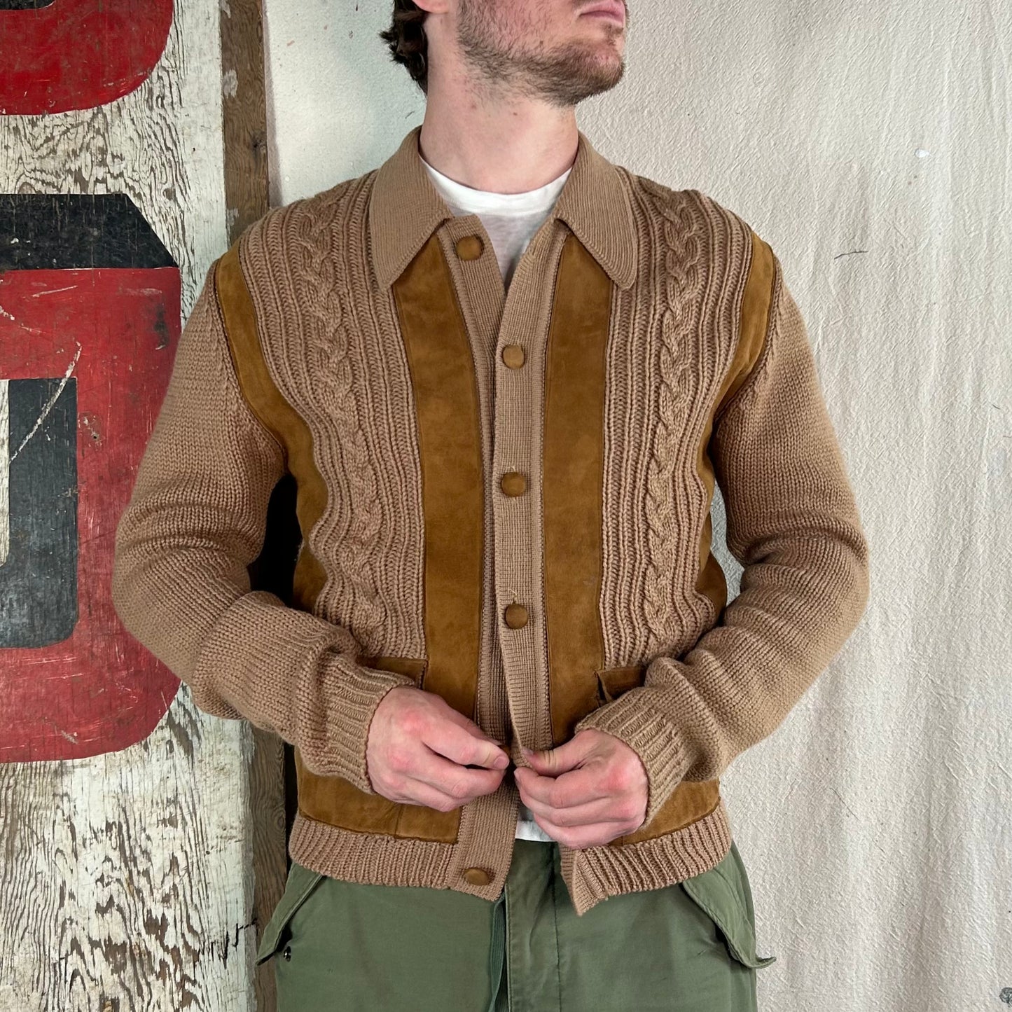 70's Suede Knit