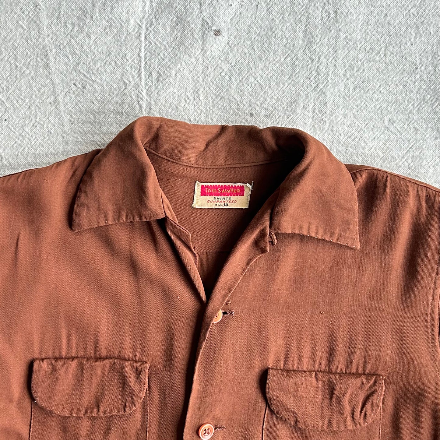 50's Tom Sawyer Gabardine Shirt