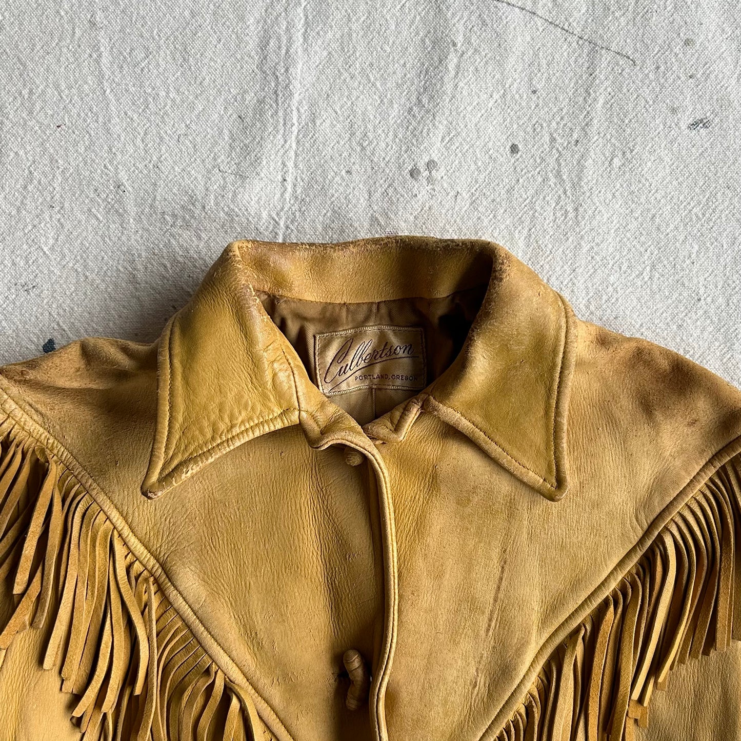 40's Leather Fringe Jacket