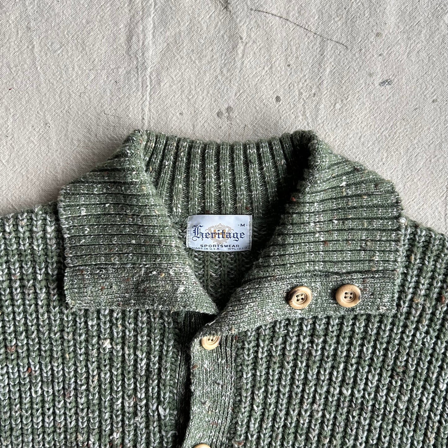 70's Green Knit