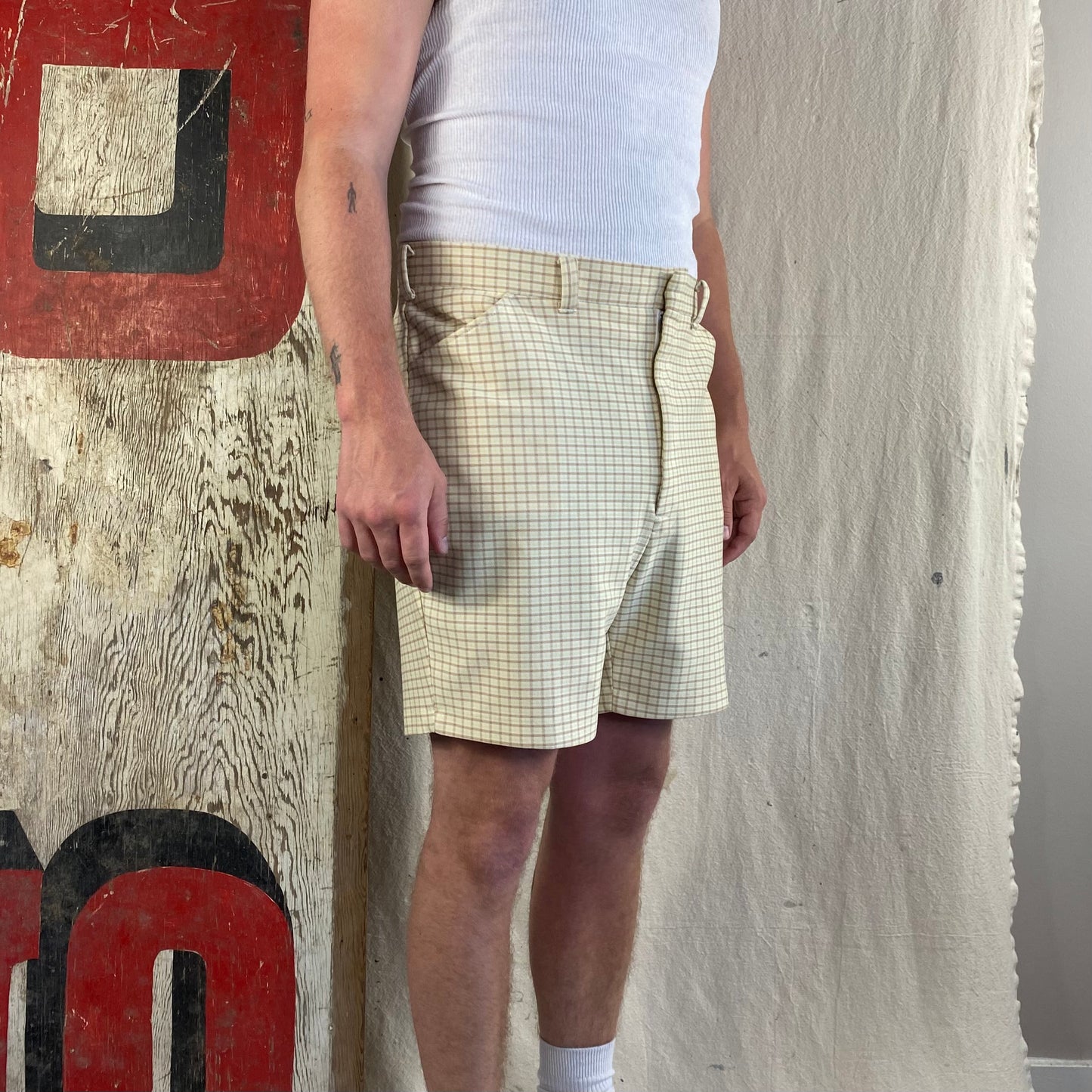 70's Grid Shorts